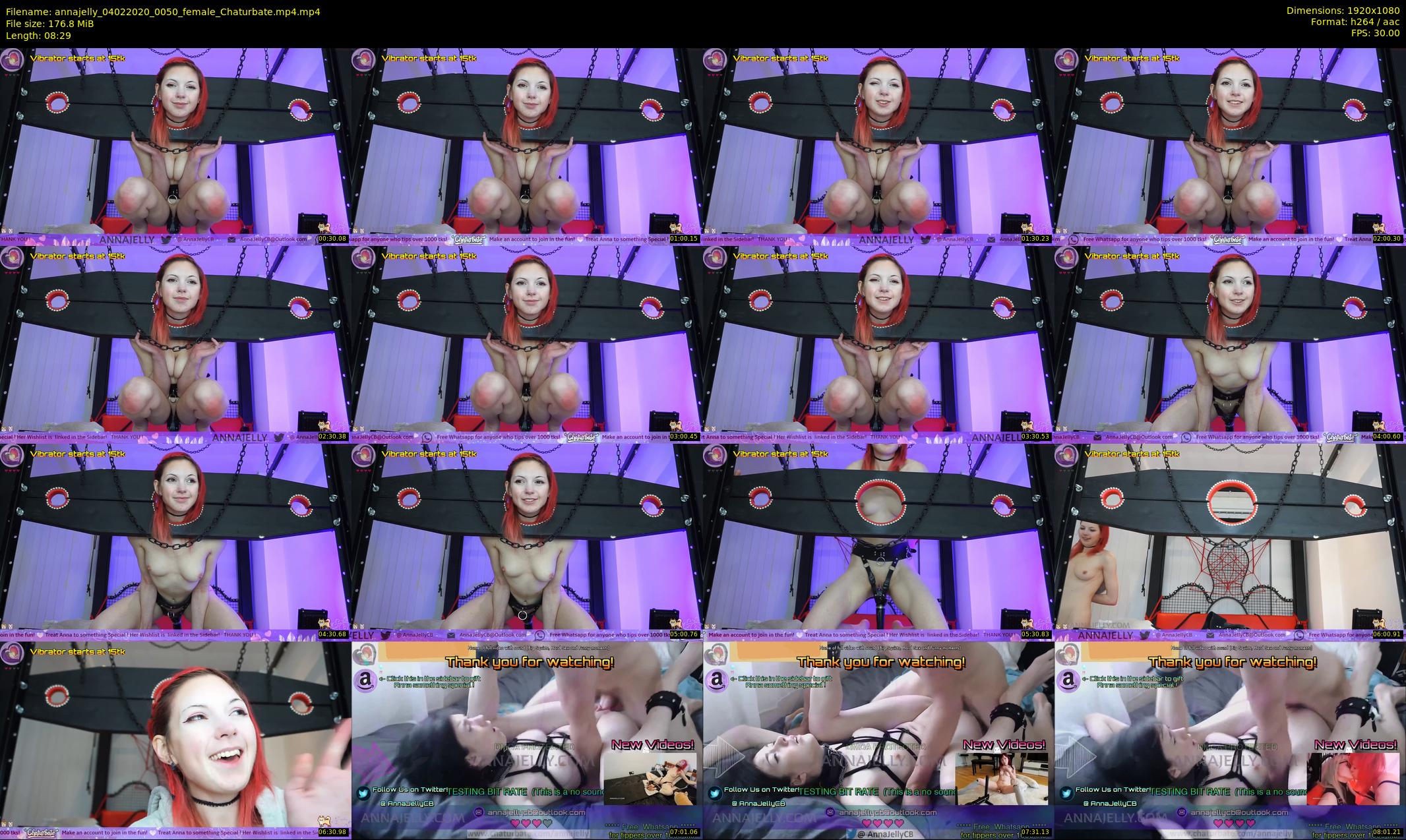 annajelly — 9 minute Chaturbate couple cam show recording, 1080p, Feb 4, 2020