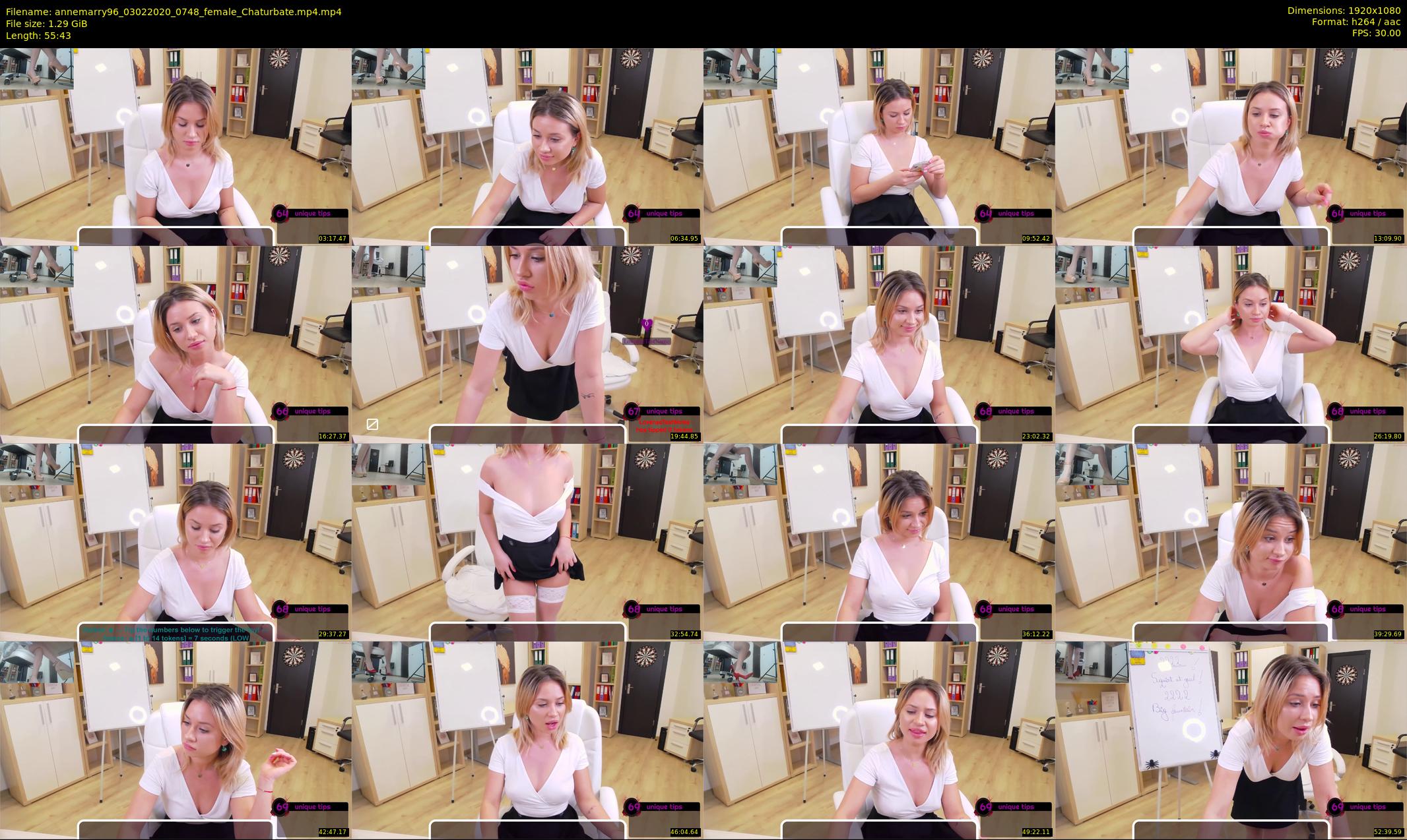 annemarry96 — 56 minute Chaturbate female cam show recording, 1080p, Feb 3, 2020