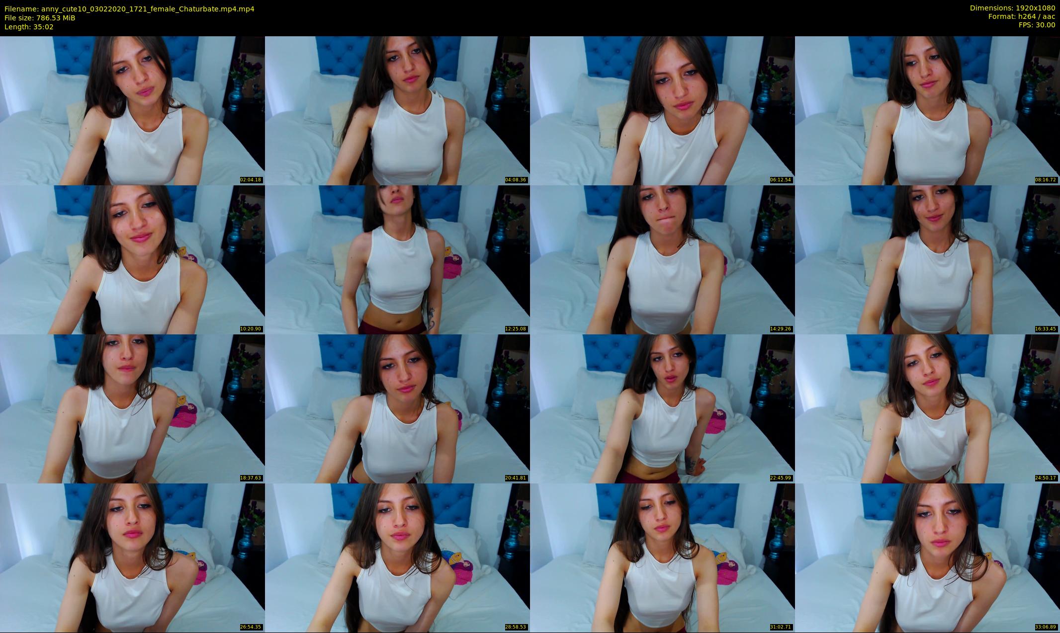 anny_cute10 — 36 minute Chaturbate female cam show recording, 1080p, Feb 3, 2020