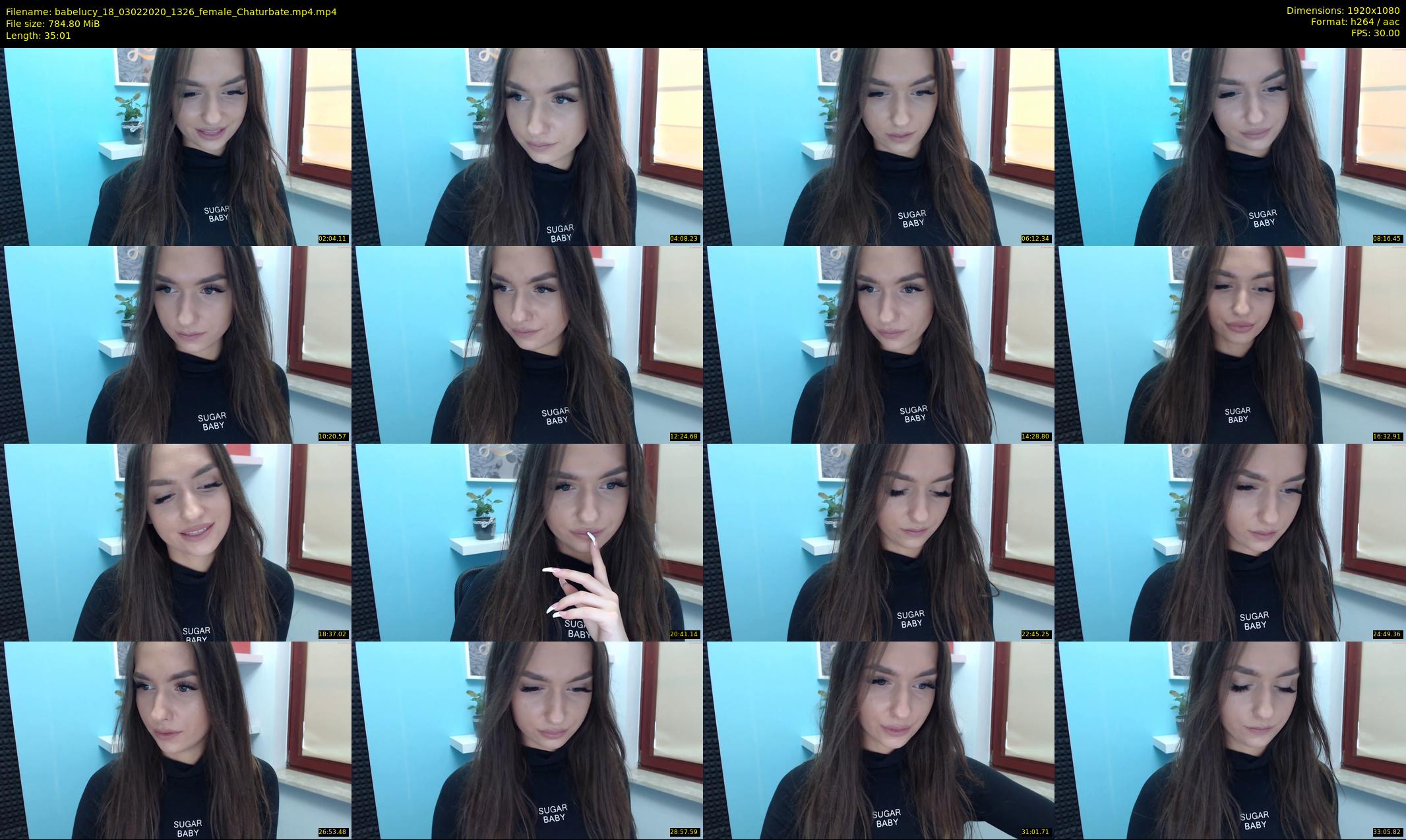 babelucy_18 — 36 minute Chaturbate female cam show recording, 1080p, Feb 3, 2020
