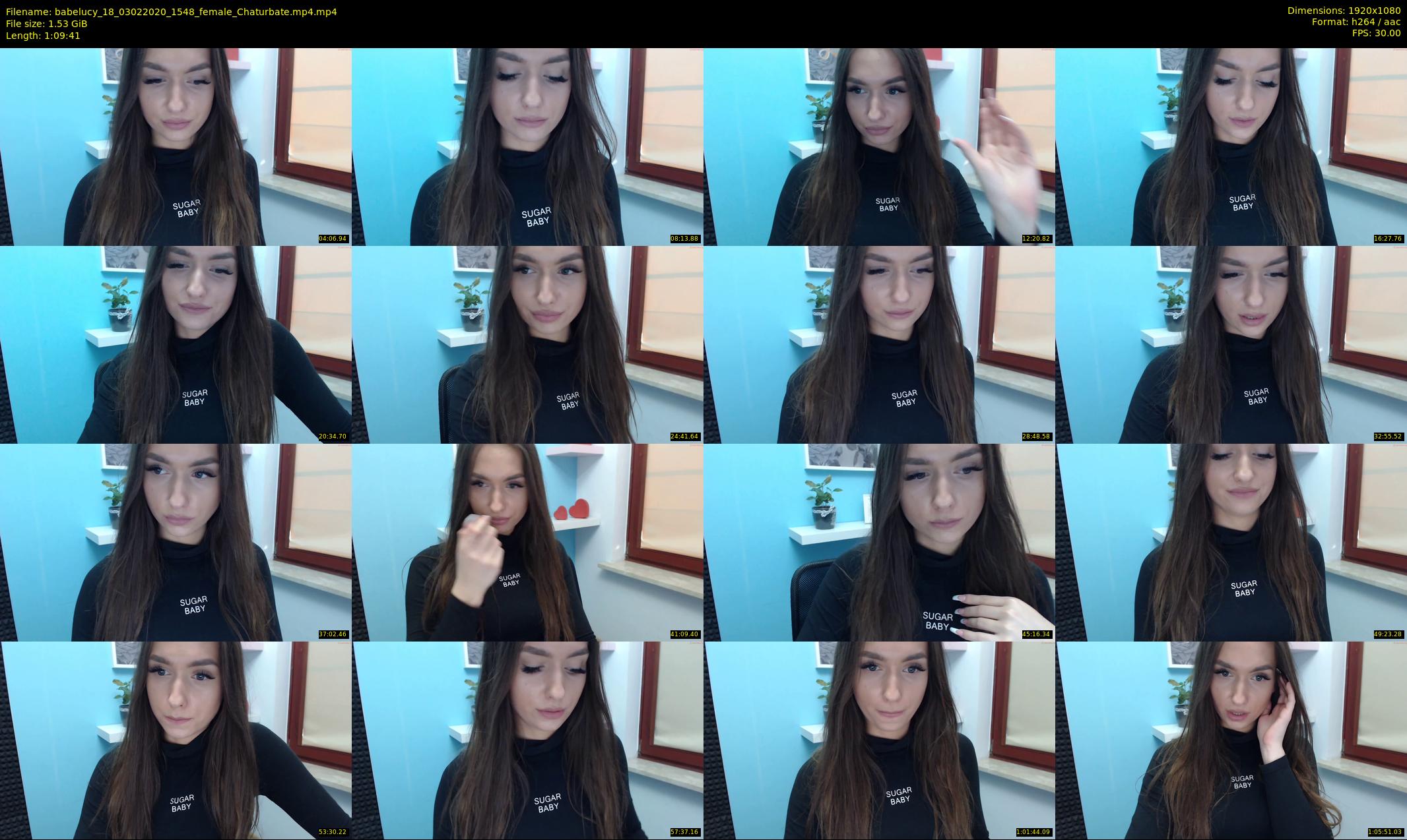 babelucy_18 — 70 minute Chaturbate female cam show recording, 1080p, Feb 3, 2020