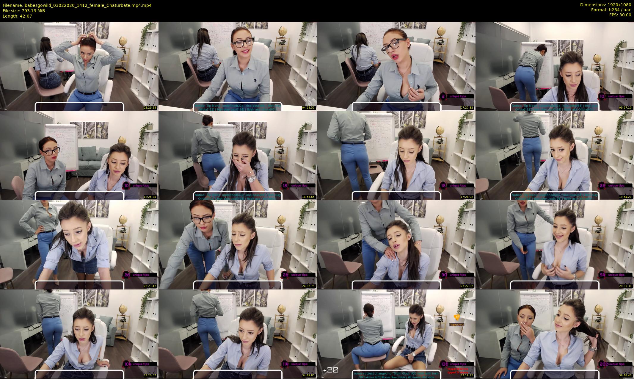 babesgowild — 43 minute Chaturbate couple cam show recording, 1080p, Feb 3, 2020