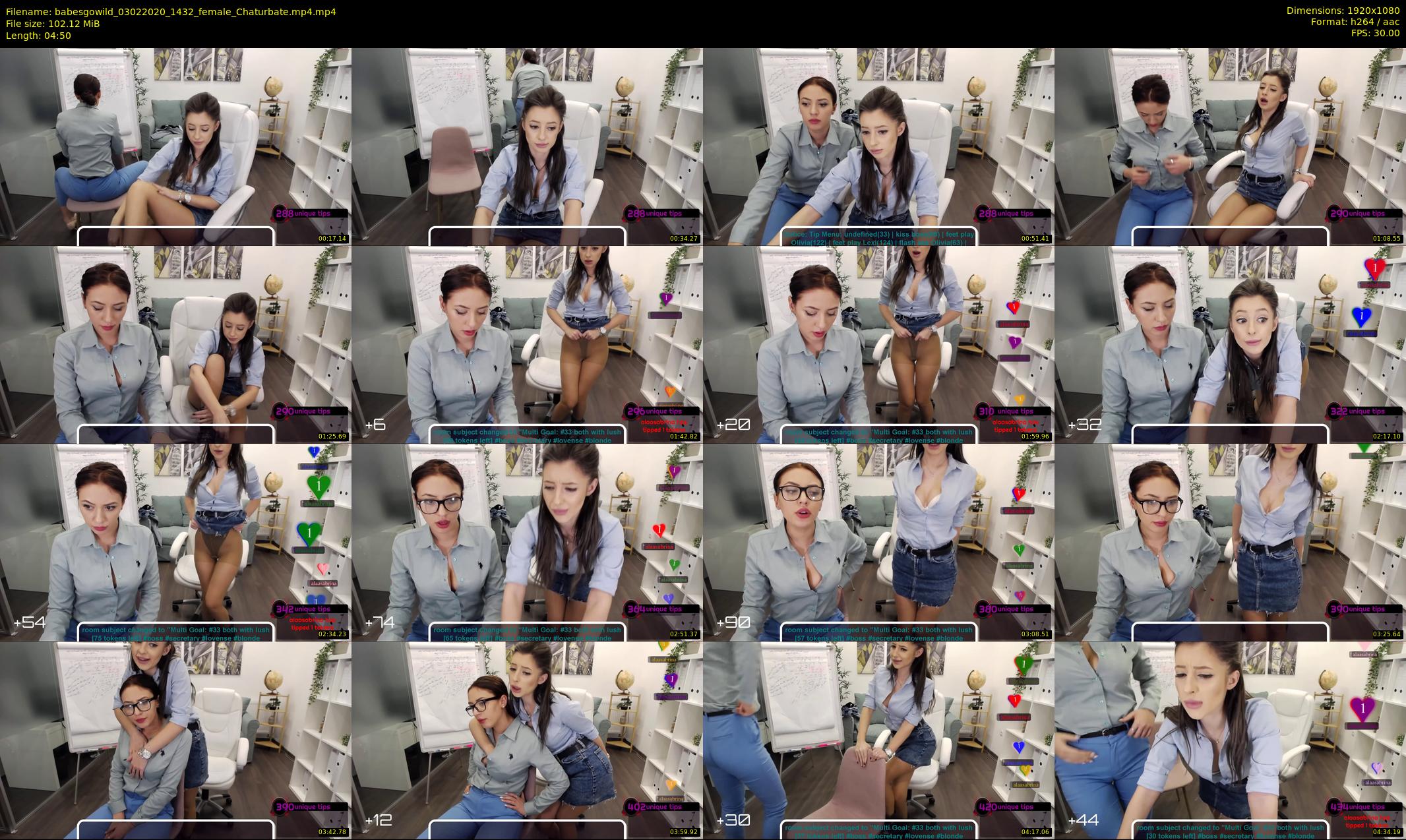 babesgowild — 5 minute Chaturbate couple cam show recording, 1080p, Feb 3, 2020