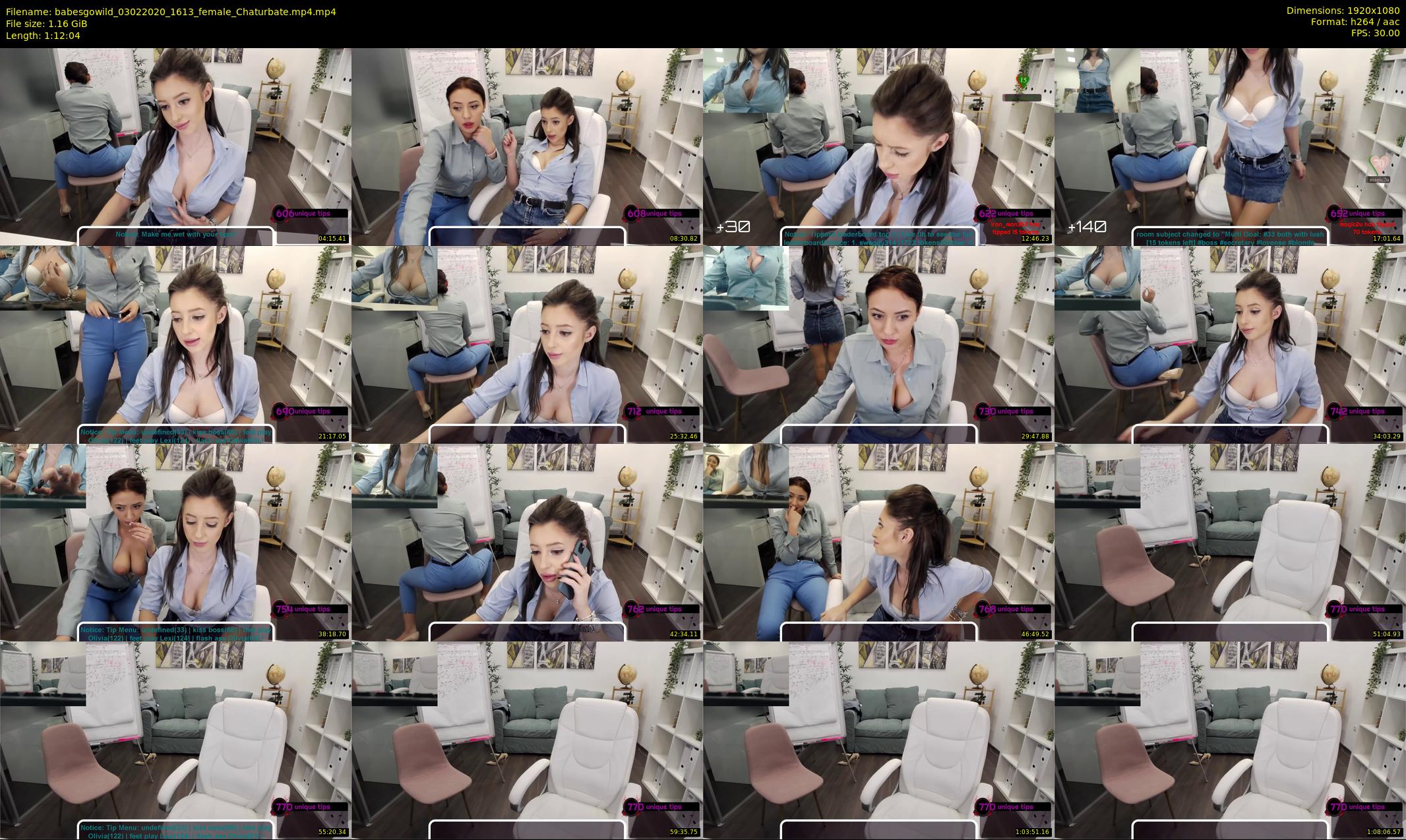 babesgowild — 73 minute Chaturbate couple cam show recording, 1080p, Feb 3, 2020