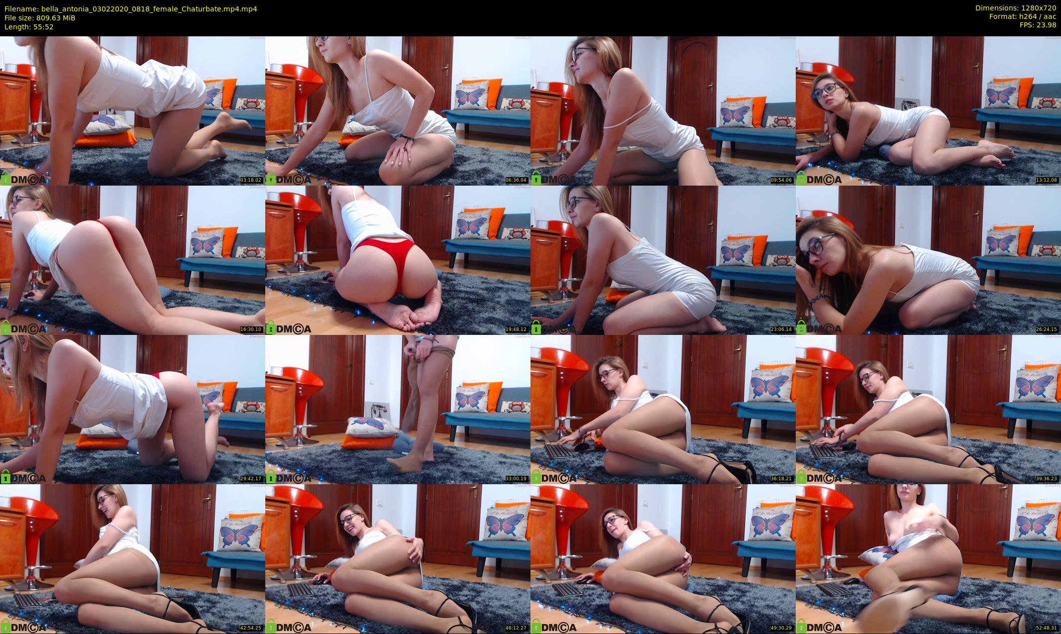 bella_antonia — 56 minute Chaturbate female cam show recording, 720p, Feb 3, 2020