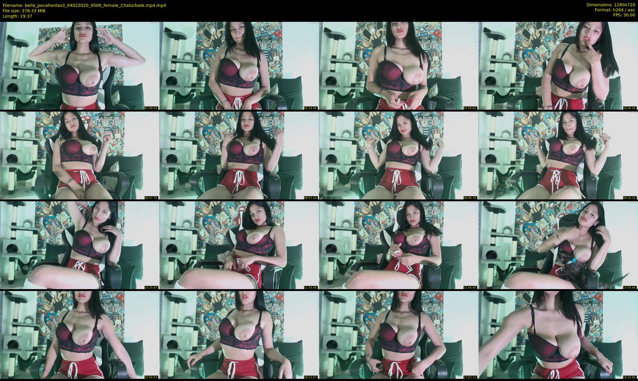bella_pocahontas3 — 20 minute Chaturbate female cam show recording, 720p, Feb 4, 2020