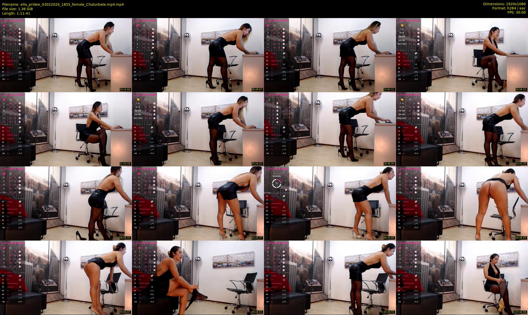 ella_pridee — 72 minute Chaturbate female cam show recording, 1080p, Feb 3, 2020