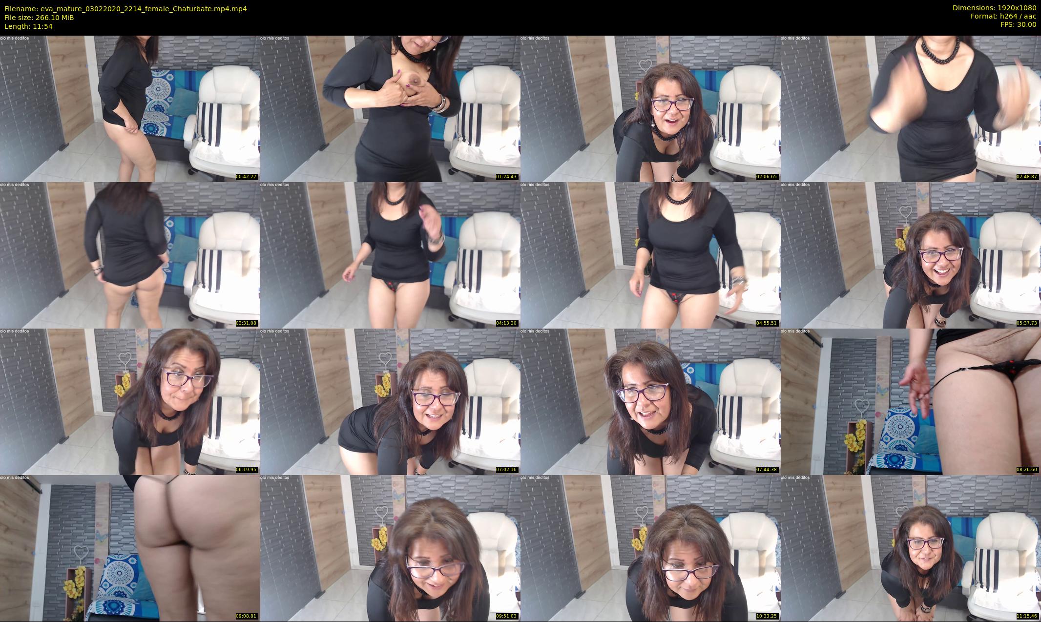 eva_mature — 12 minute Chaturbate female cam show recording, 1080p, Feb 3, 2020