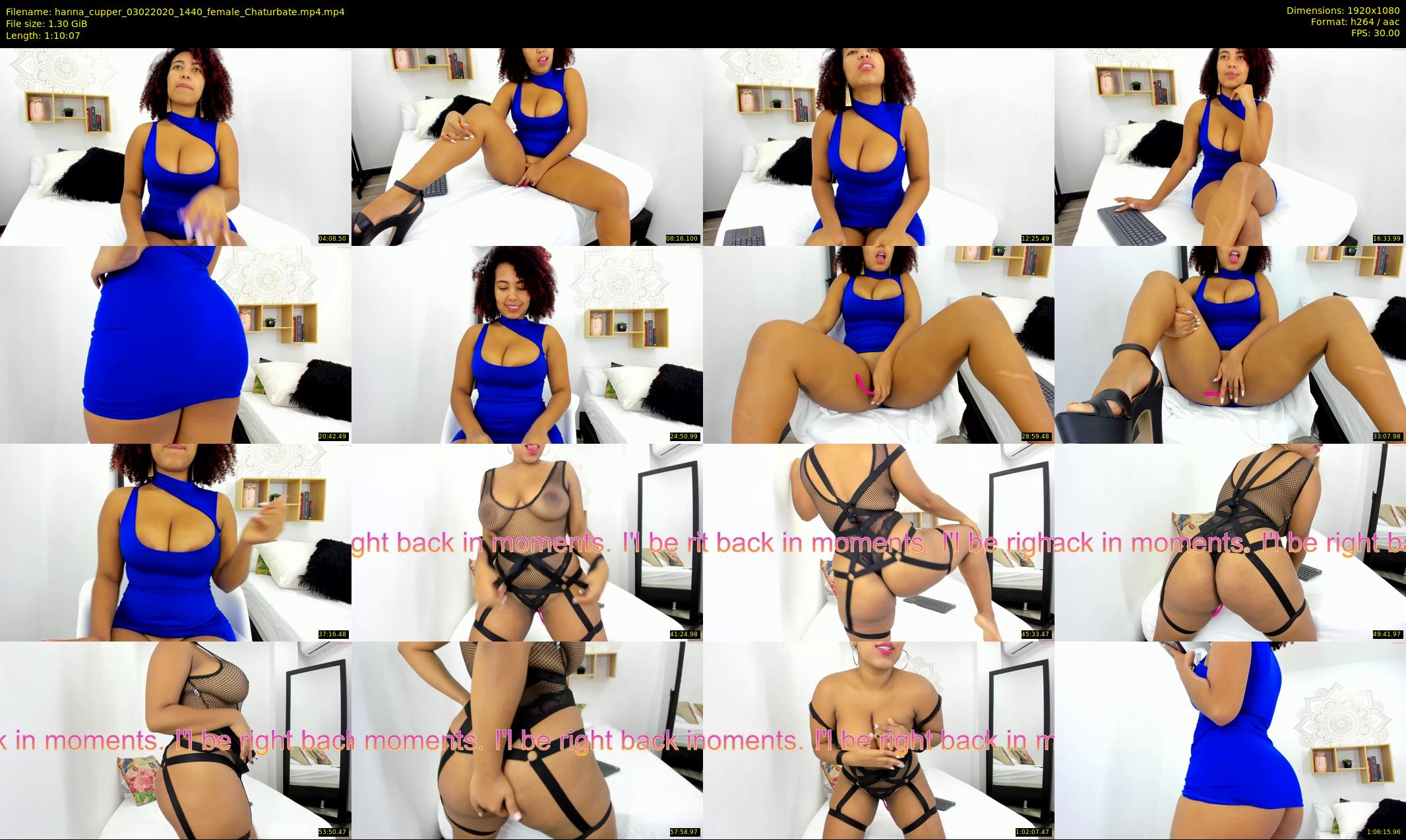 hanna_cupper — 71 minute Chaturbate female cam show recording, 1080p, Feb 3, 2020
