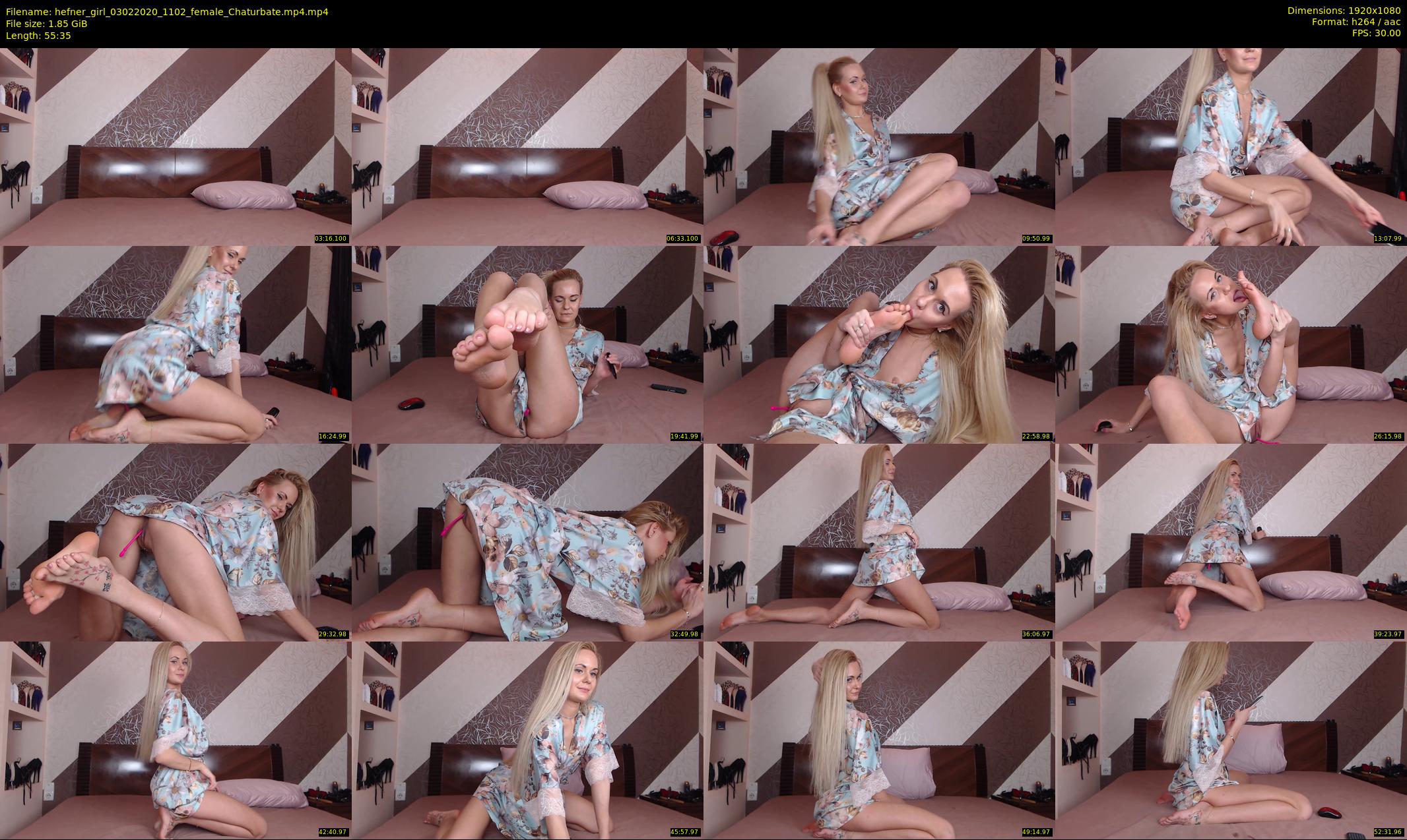 hefner_girl — 56 minute Chaturbate female cam show recording, 1080p, Feb 3, 2020