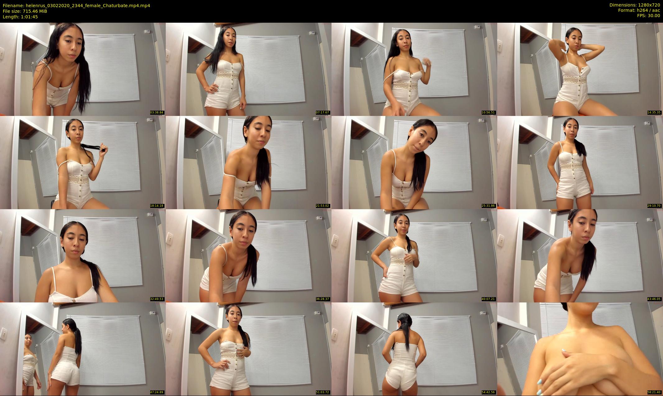 helenrus — 62 minute Chaturbate female cam show recording, 720p, Feb 3, 2020