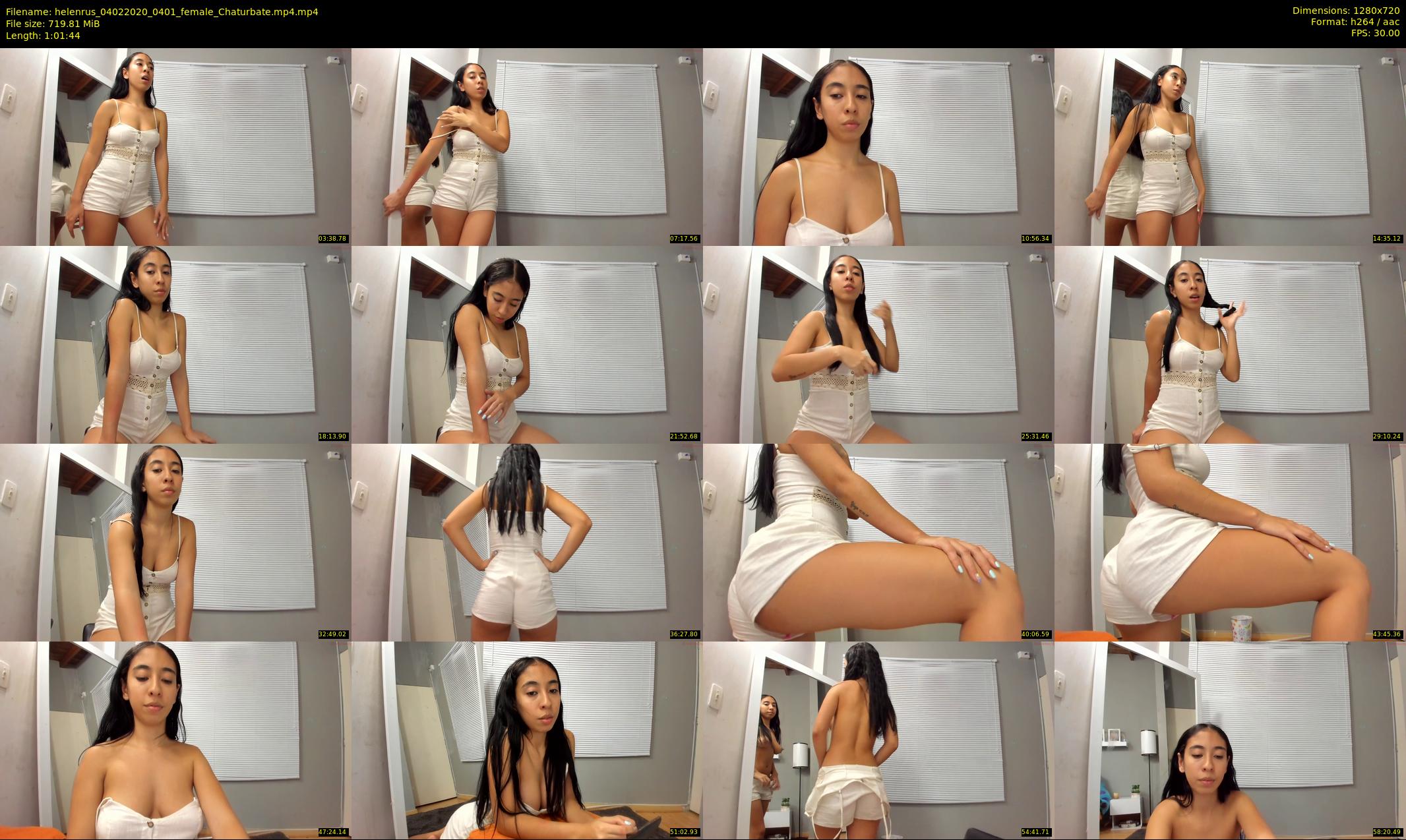 helenrus — 62 minute Chaturbate female cam show recording, 720p, Feb 4, 2020
