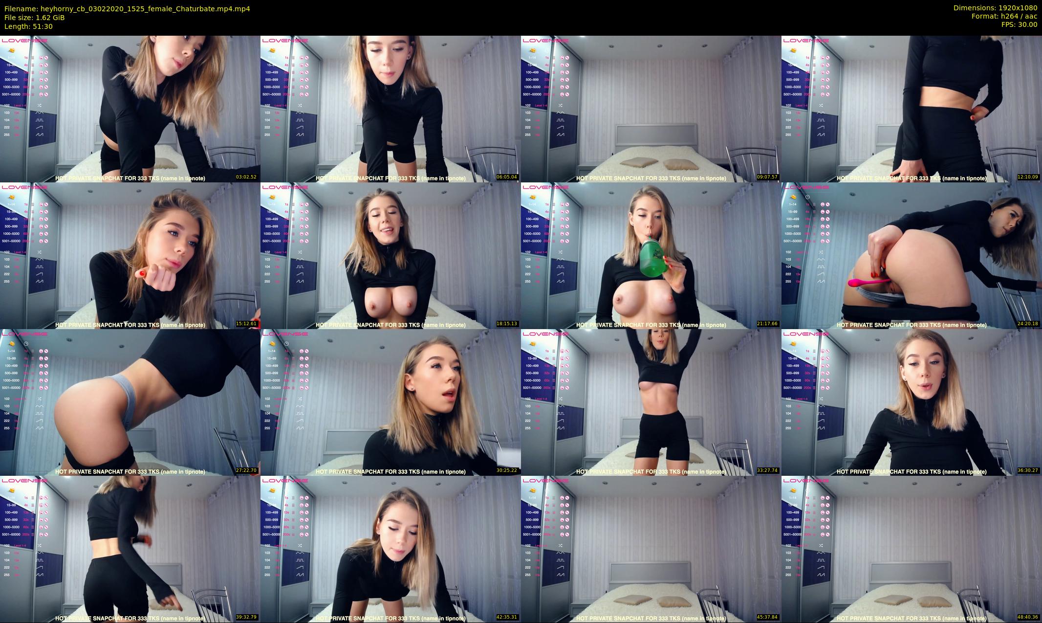 heyhorny_cb — 52 minute Chaturbate couple cam show recording, 1080p, Feb 3, 2020