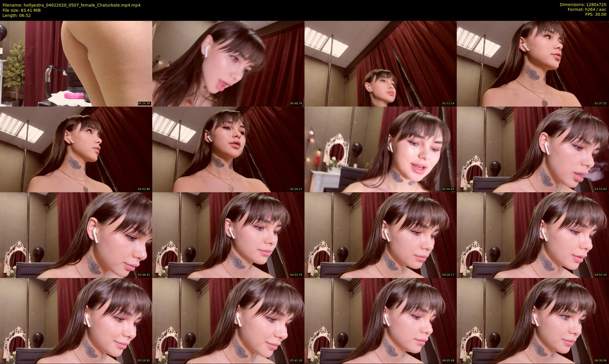 hollyextra — 7 minute Chaturbate female cam show recording, 720p, Feb 4, 2020