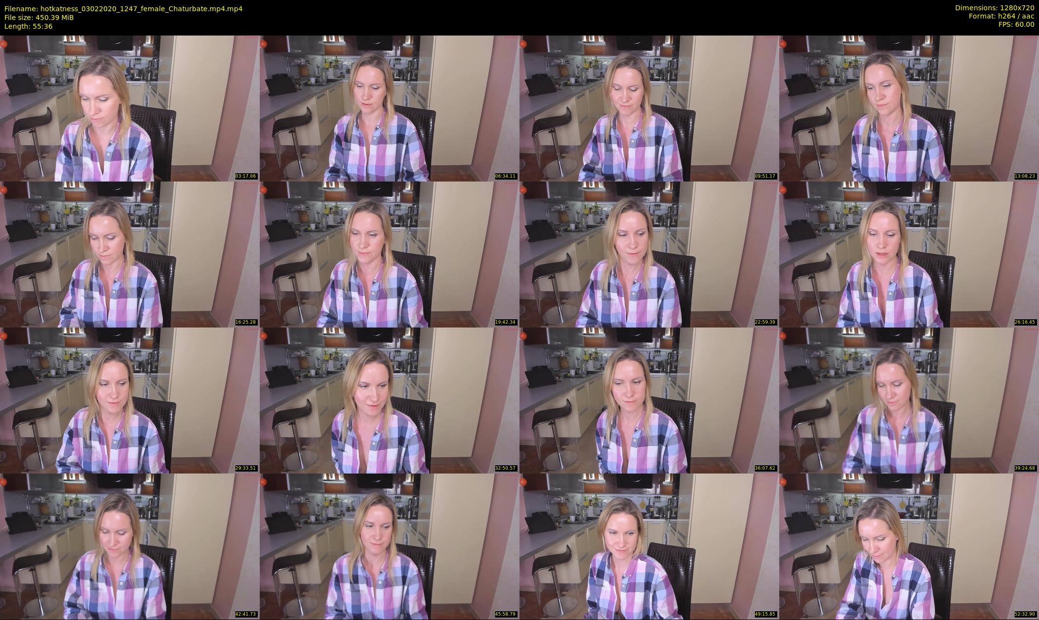 hotkatness — 56 minute Chaturbate female cam show recording, 720p, Feb 3, 2020