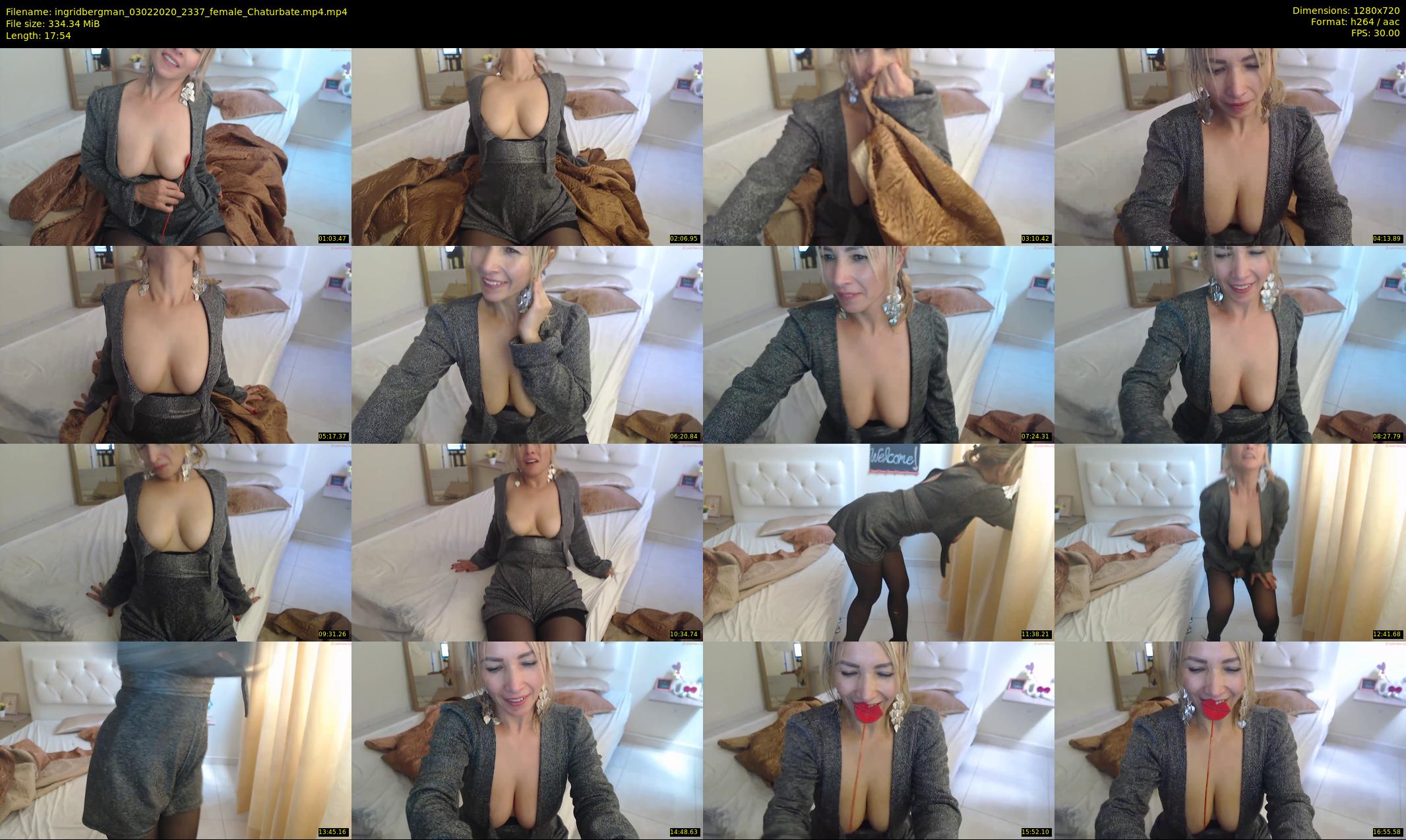 ingridbergman — 18 minute Chaturbate female cam show recording, 720p, Feb 3, 2020