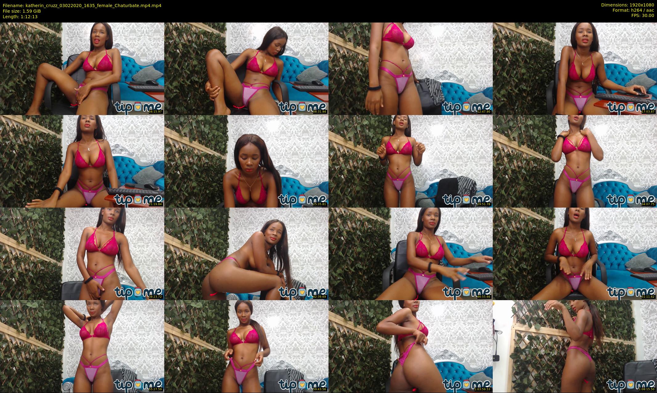 katherin_cruzz — 73 minute Chaturbate female cam show recording, 1080p, Feb 3, 2020