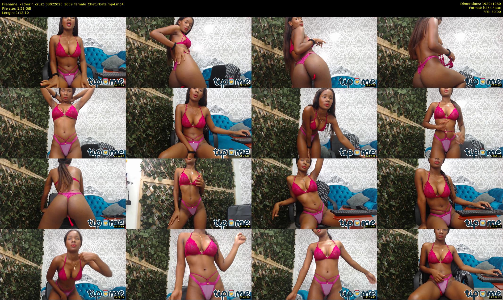 katherin_cruzz — 73 minute Chaturbate female cam show recording, 1080p, Feb 3, 2020