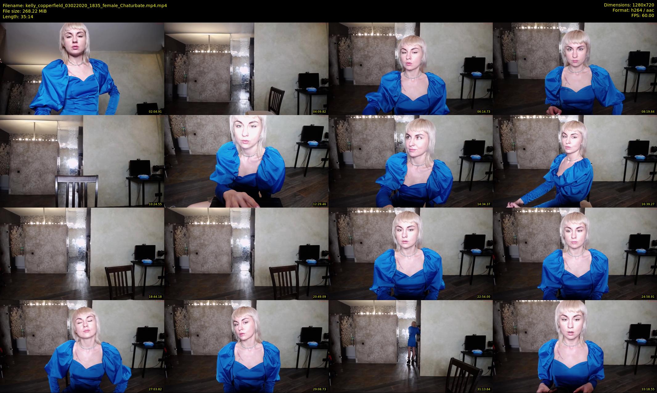 kelly_copperfield — 36 minute Chaturbate female cam show recording, 720p, Feb 3, 2020