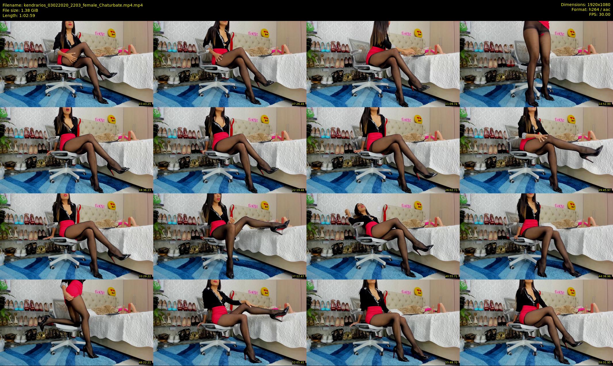 kendrarios — 63 minute Chaturbate female cam show recording, 1080p, Feb 3, 2020