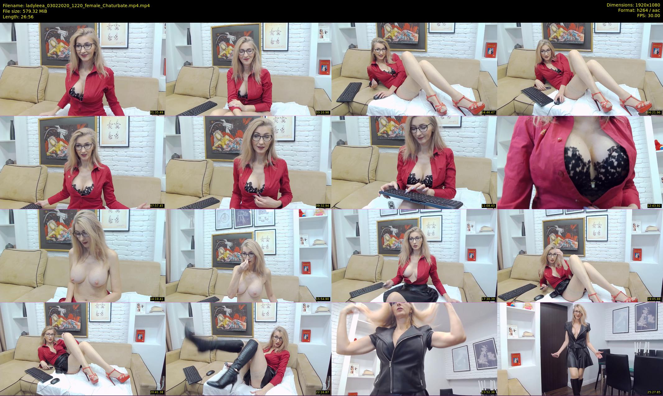 ladyleea — 27 minute Chaturbate female cam show recording, 1080p, Feb 3, 2020