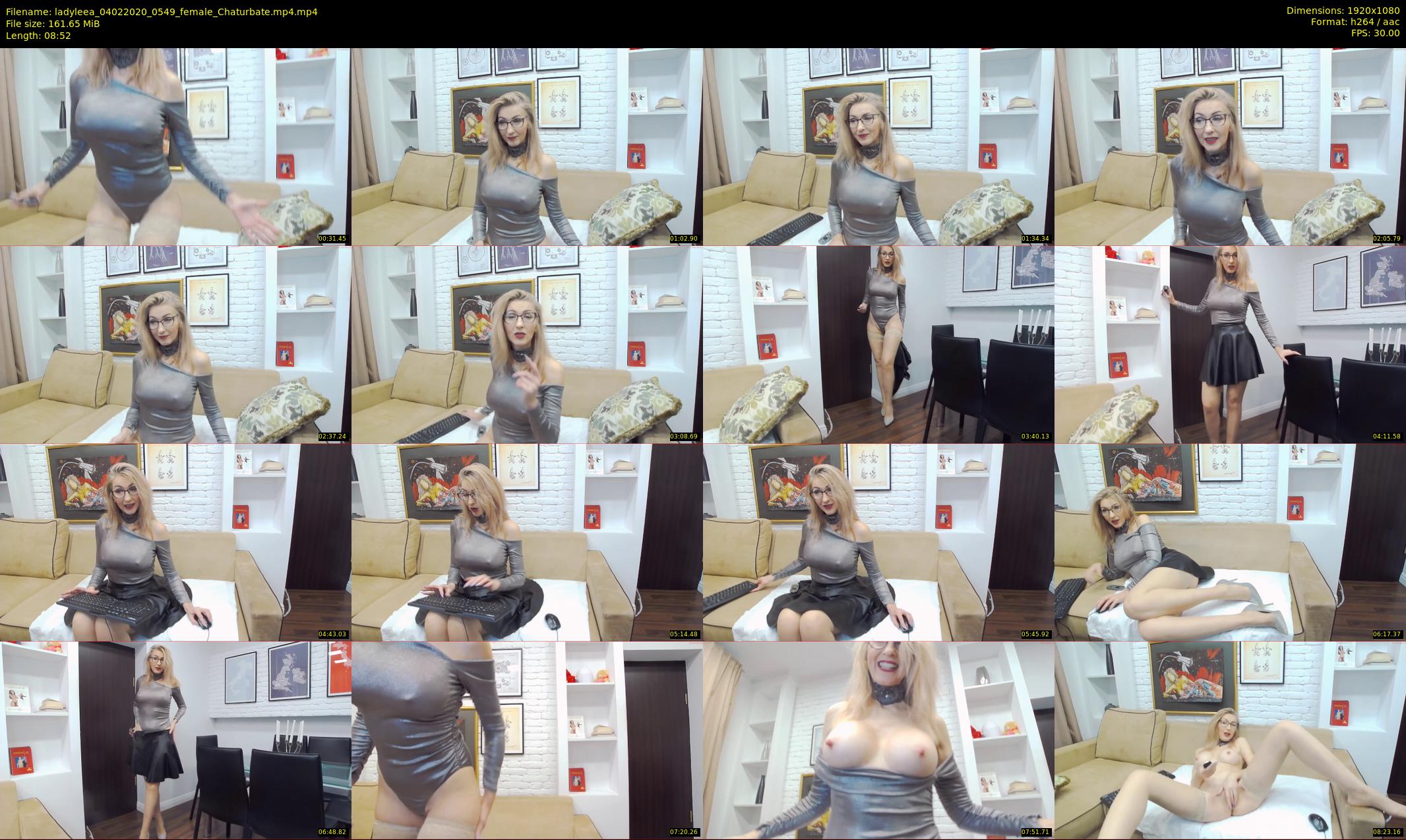 ladyleea — 9 minute Chaturbate female cam show recording, 1080p, Feb 4, 2020