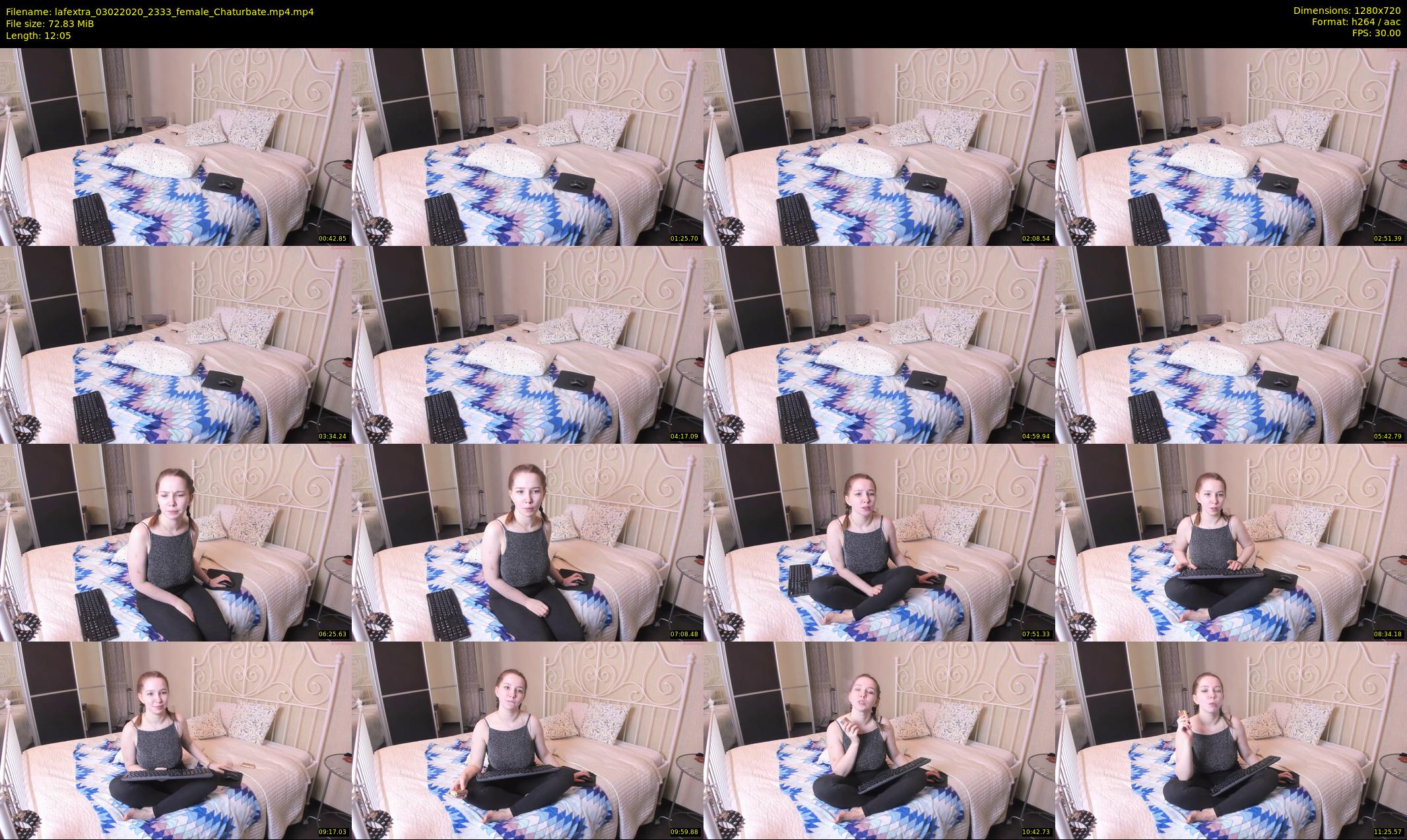 lafextra — 13 minute Chaturbate female cam show recording, 720p, Feb 3, 2020