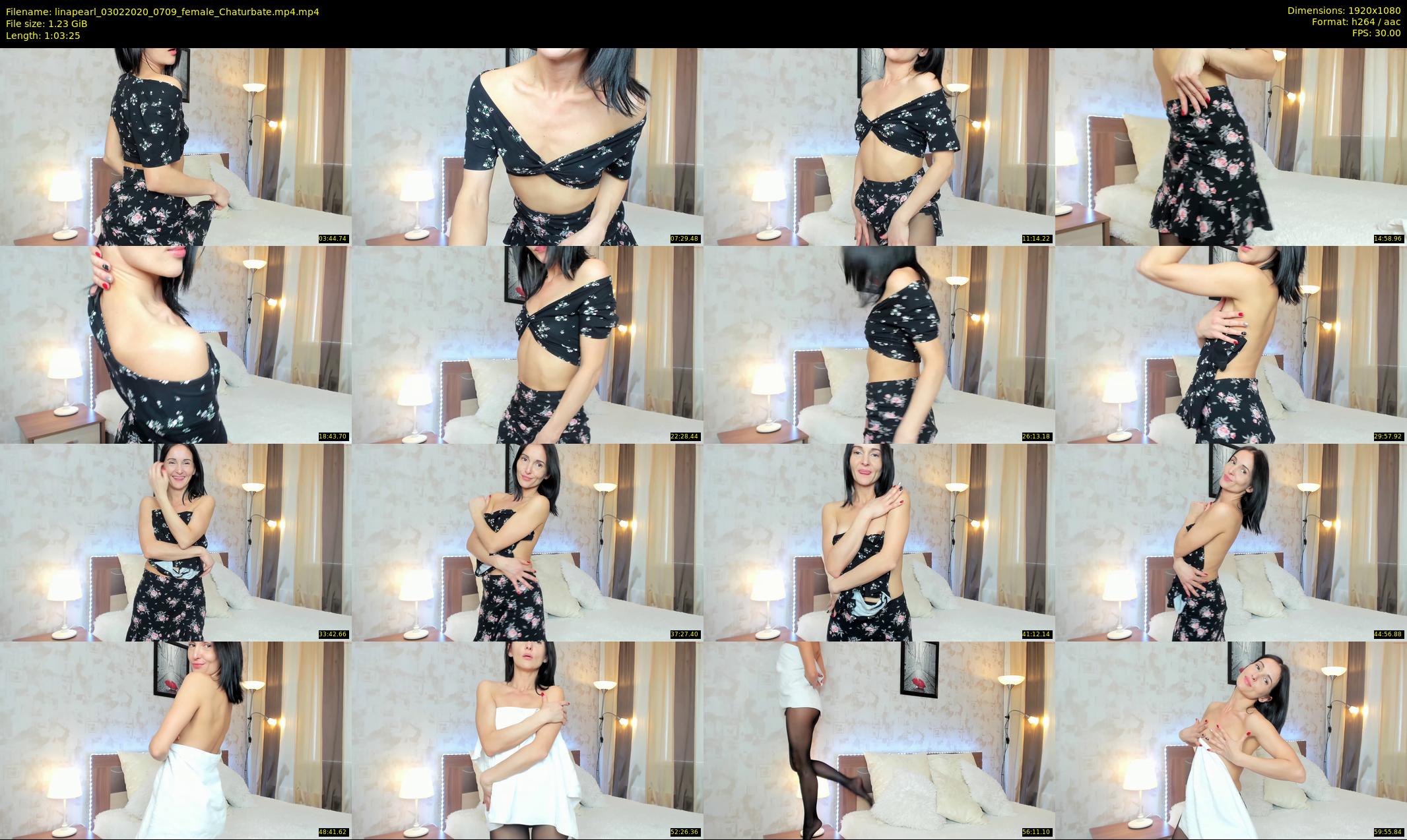linapearl — 64 minute Chaturbate female cam show recording, 1080p, Feb 3, 2020