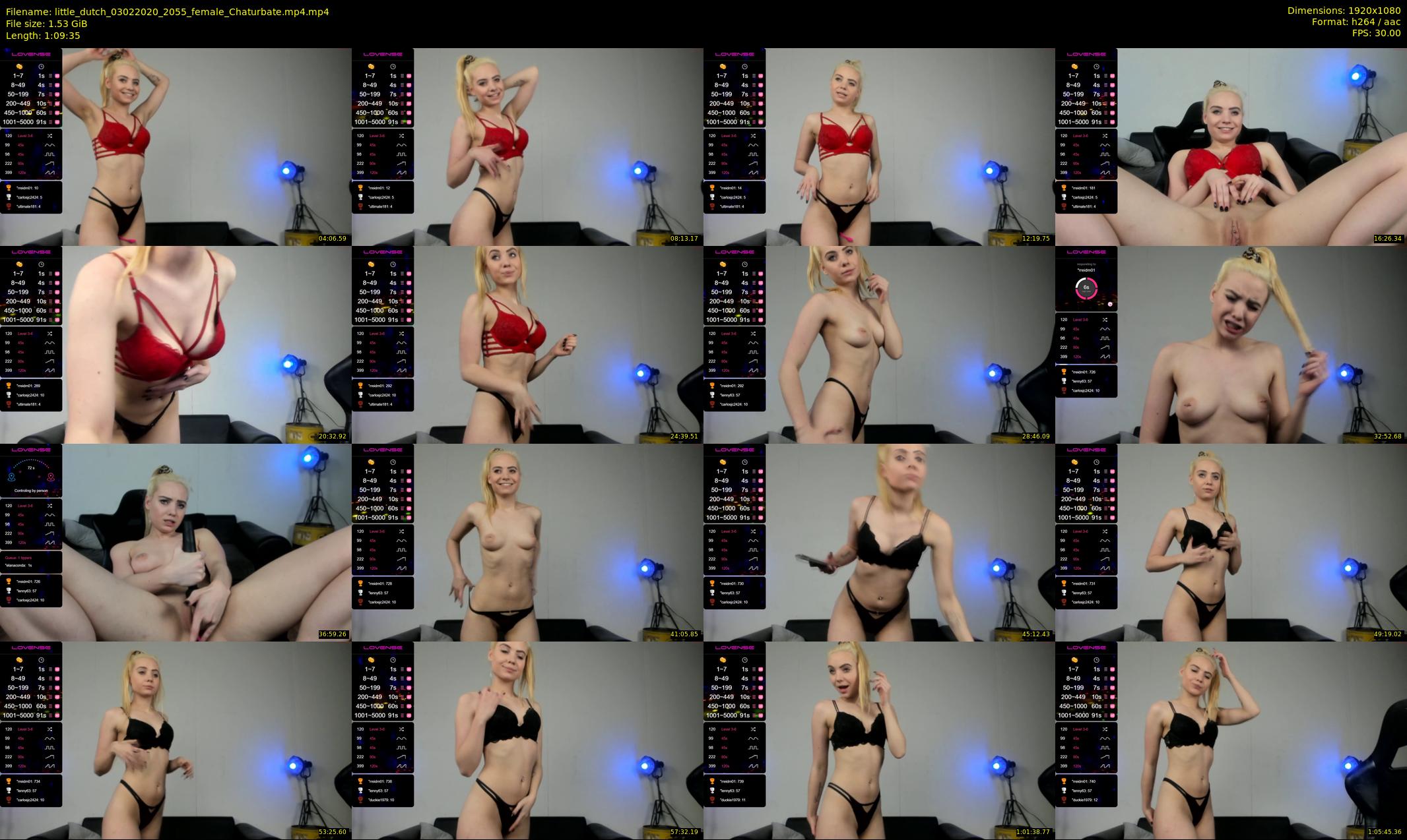 little_dutch — 70 minute Chaturbate female cam show recording, 1080p, Feb 3, 2020