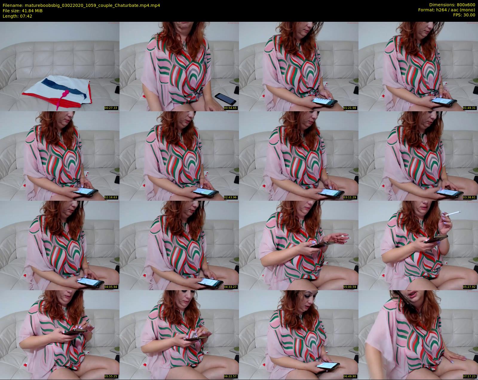 matureboobsbig — 8 minute Chaturbate female cam show recording, 480p, Feb 3, 2020