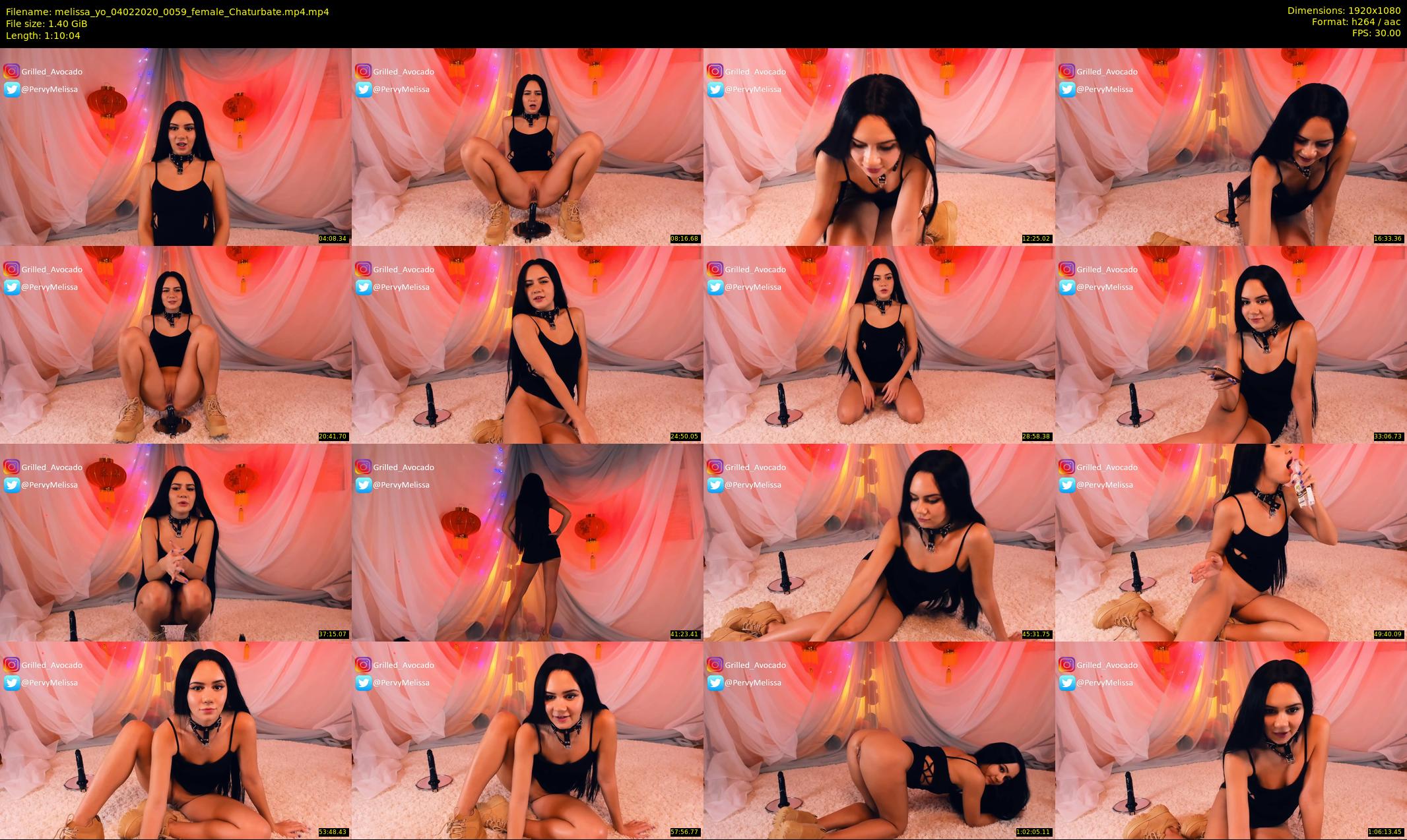 melissa_yo — 71 minute Chaturbate female cam show recording, 1080p, Feb 4, 2020