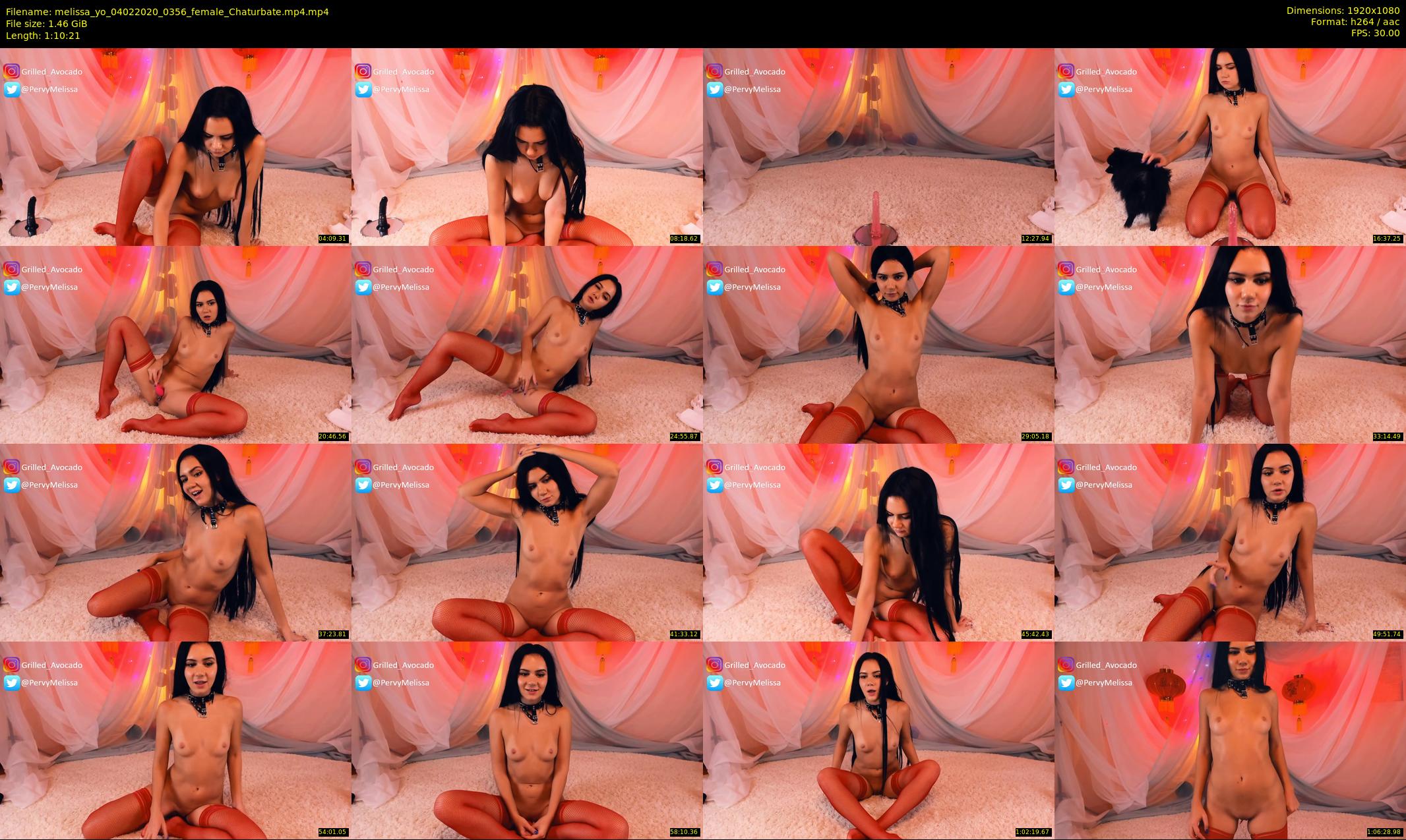 melissa_yo — 71 minute Chaturbate female cam show recording, 1080p, Feb 4, 2020