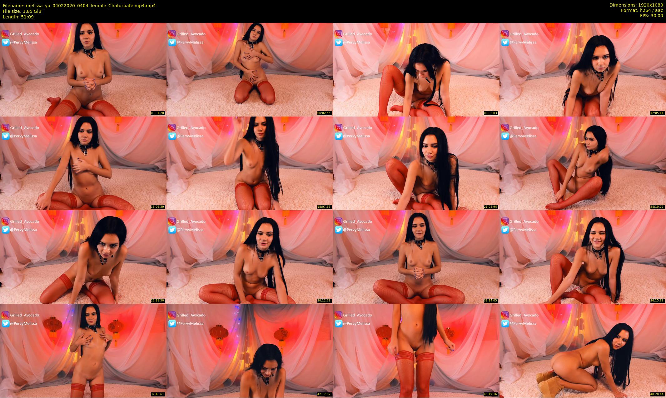 melissa_yo — 52 minute Chaturbate female cam show recording, 1080p, Feb 4, 2020