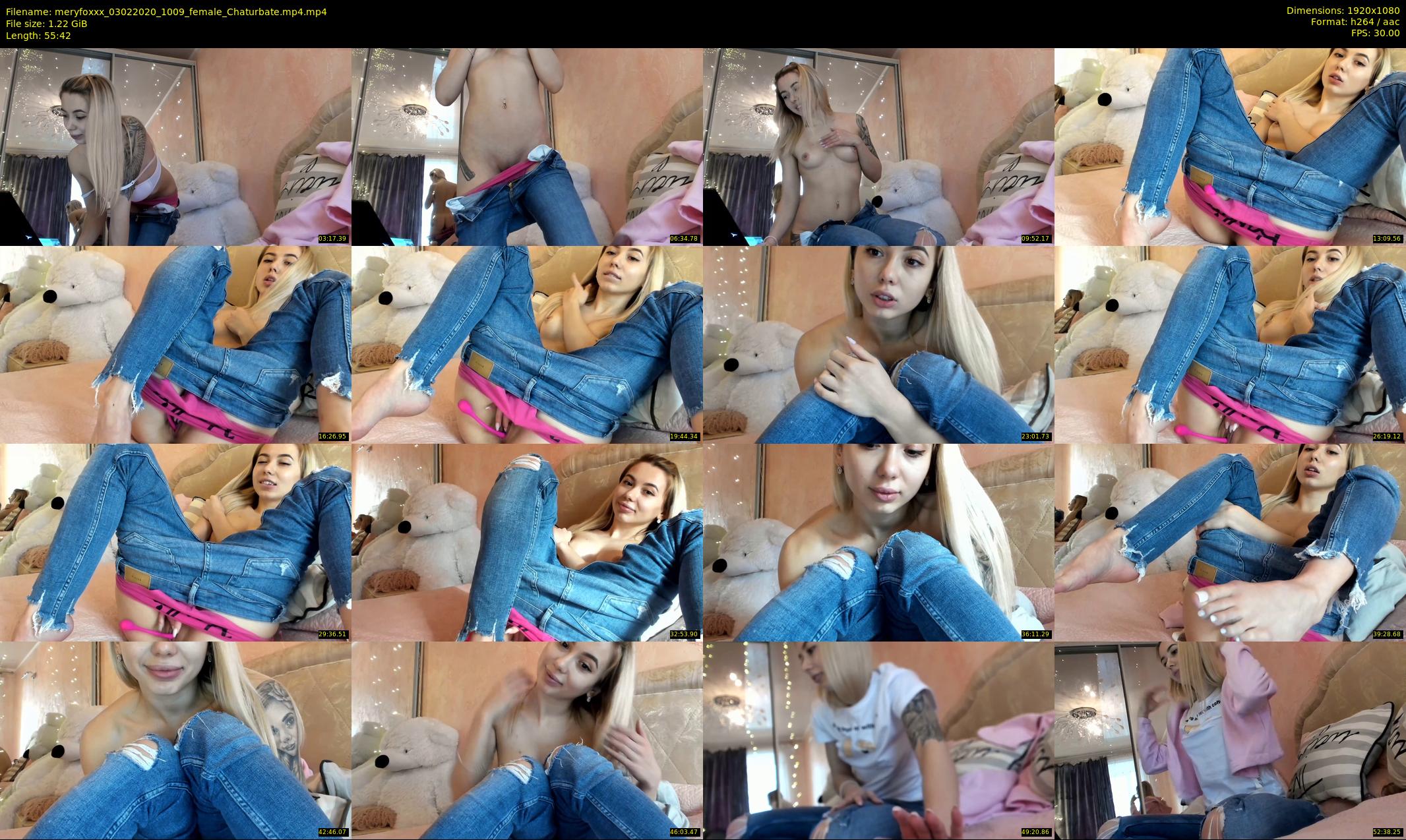 meryfoxxx — 56 minute Chaturbate female cam show recording, 1080p, Feb 3, 2020