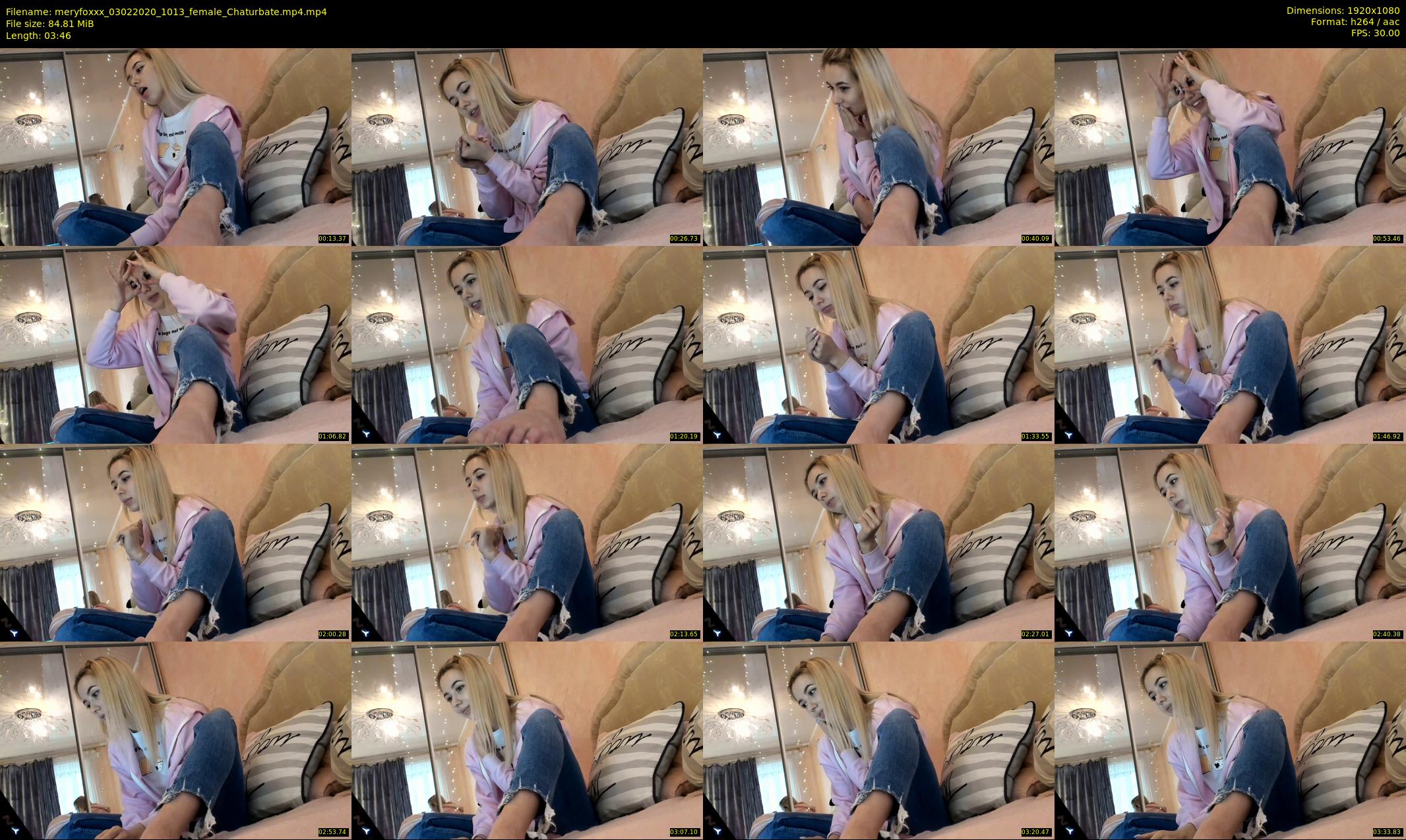 meryfoxxx — 4 minute Chaturbate female cam show recording, 1080p, Feb 3, 2020