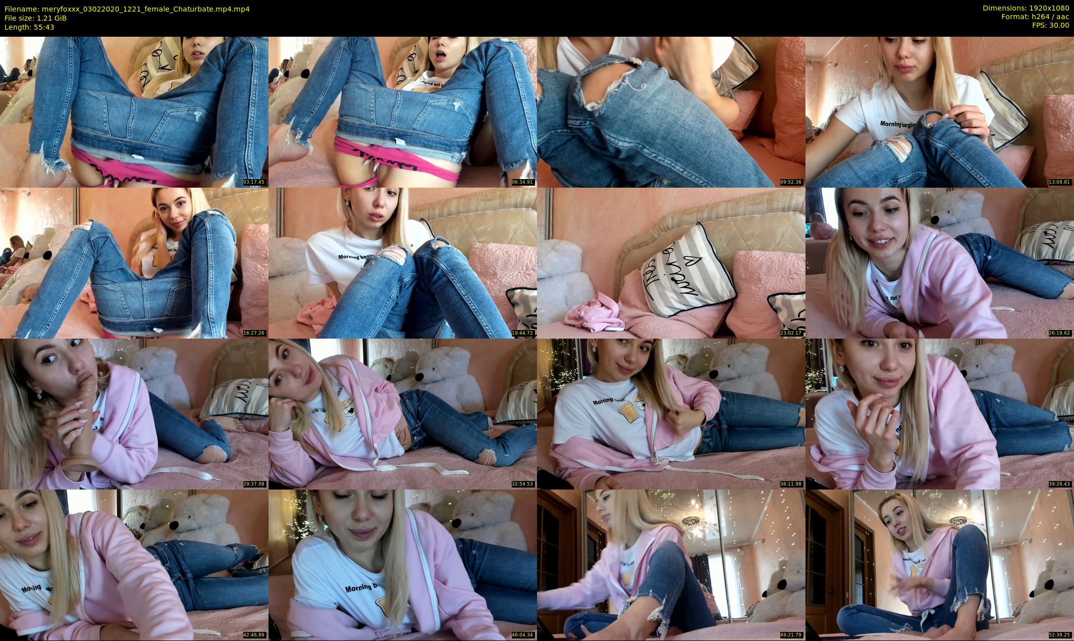 meryfoxxx — 56 minute Chaturbate female cam show recording, 1080p, Feb 3, 2020