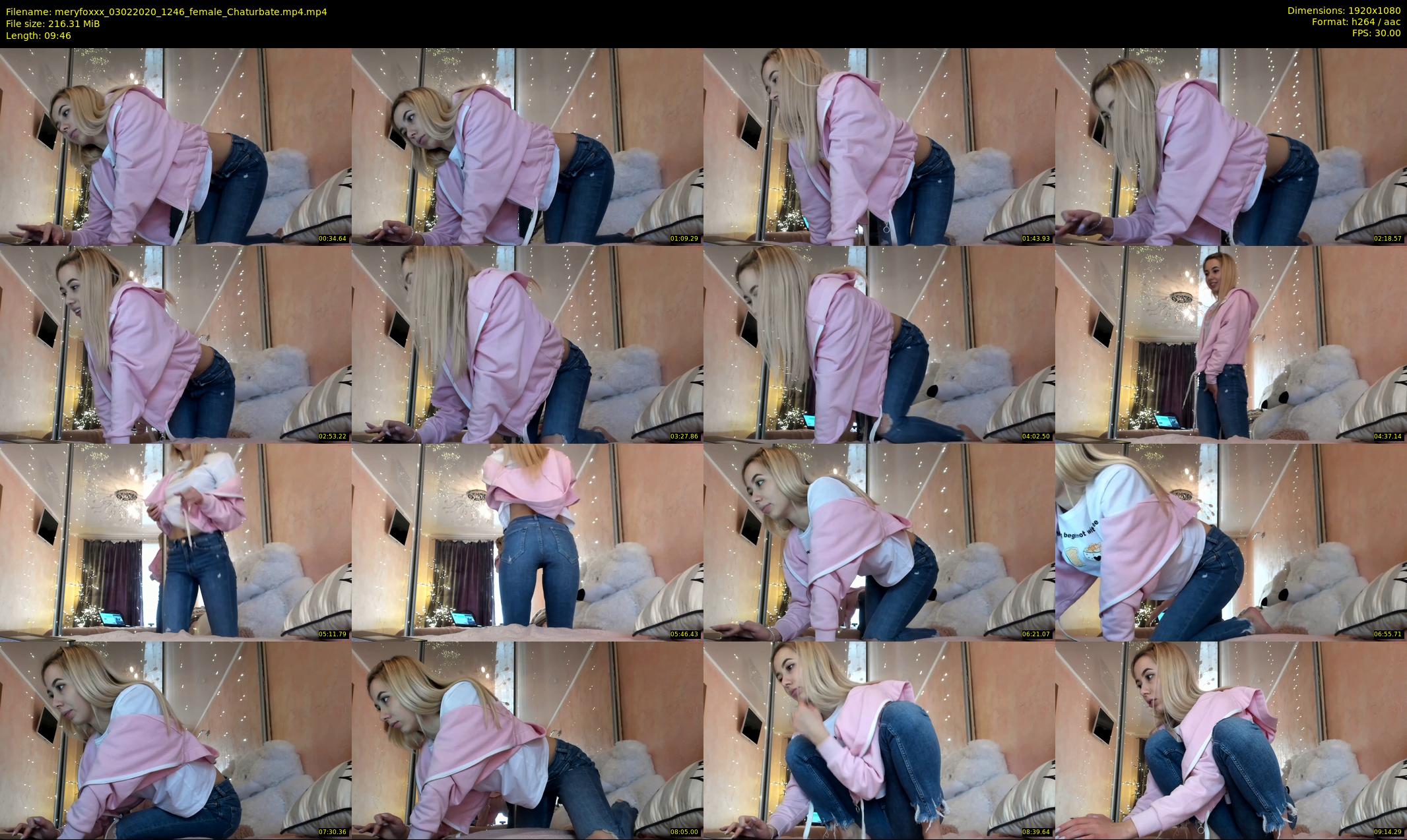 meryfoxxx — 10 minute Chaturbate female cam show recording, 1080p, Feb 3, 2020