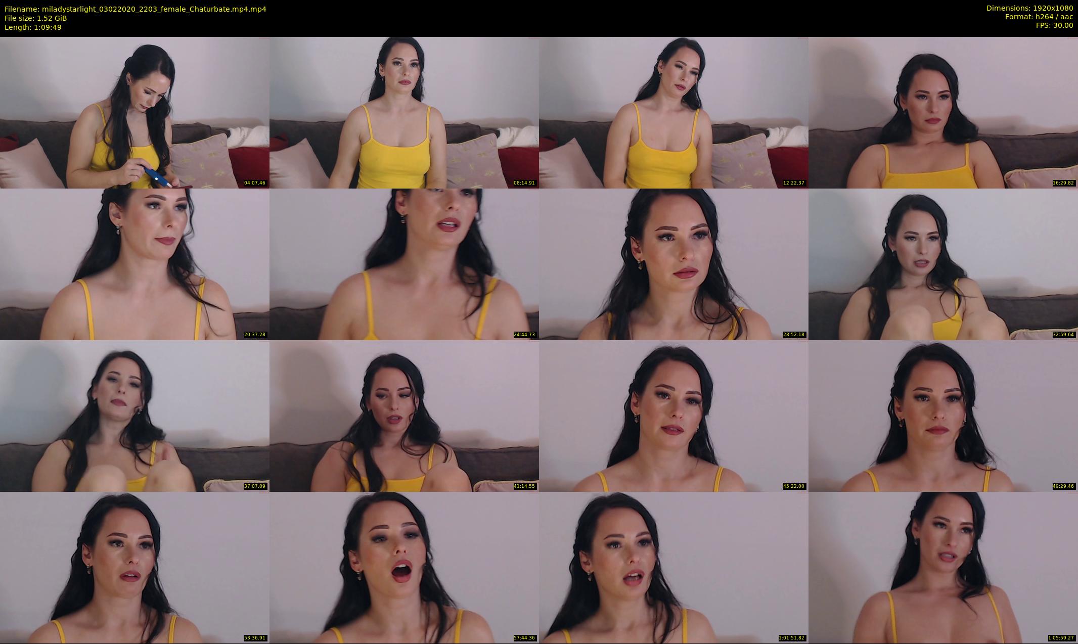 miladystarlight — 70 minute Chaturbate female cam show recording, 1080p, Feb 3, 2020