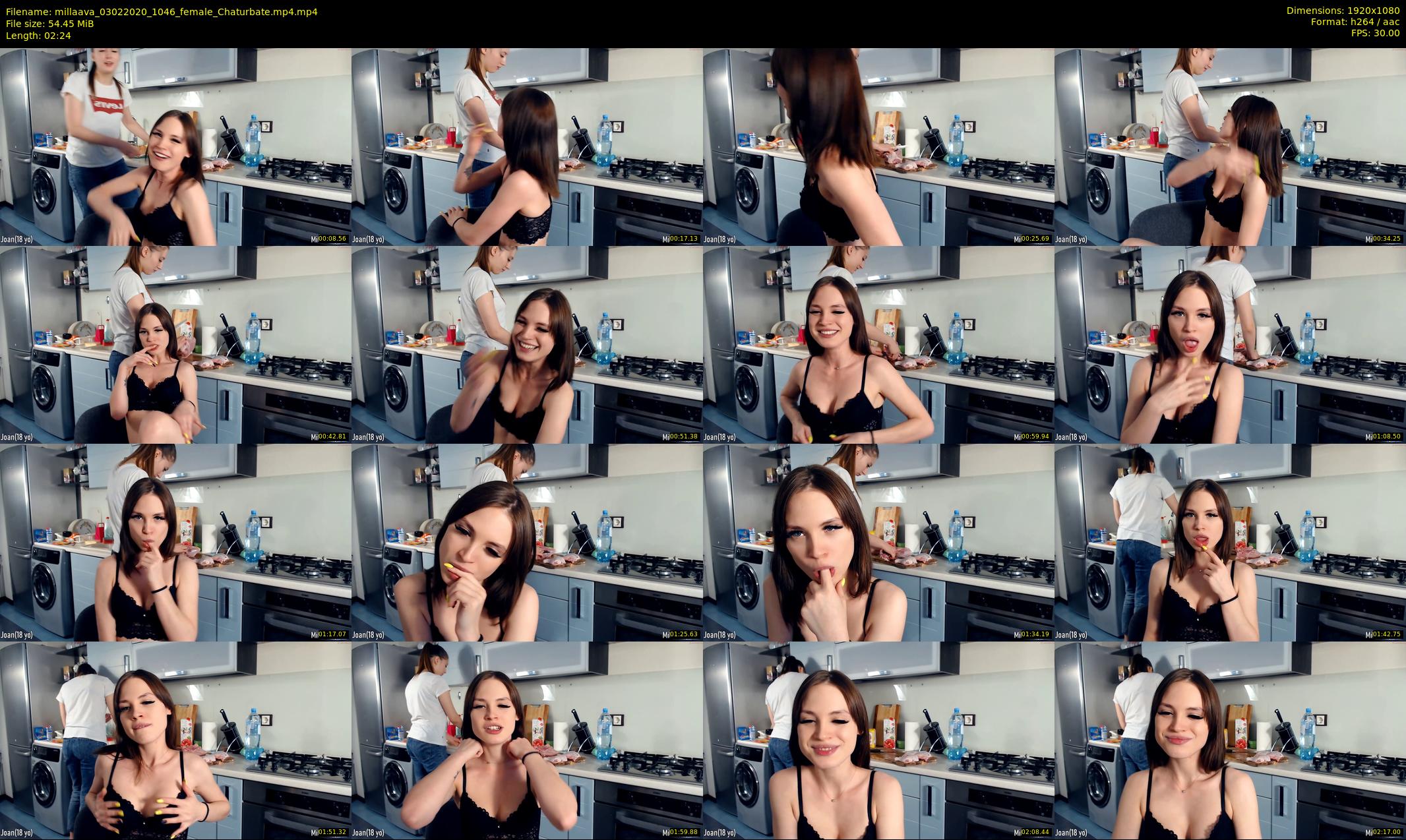 millaava — 3 minute Chaturbate female cam show recording, 1080p, Feb 3, 2020