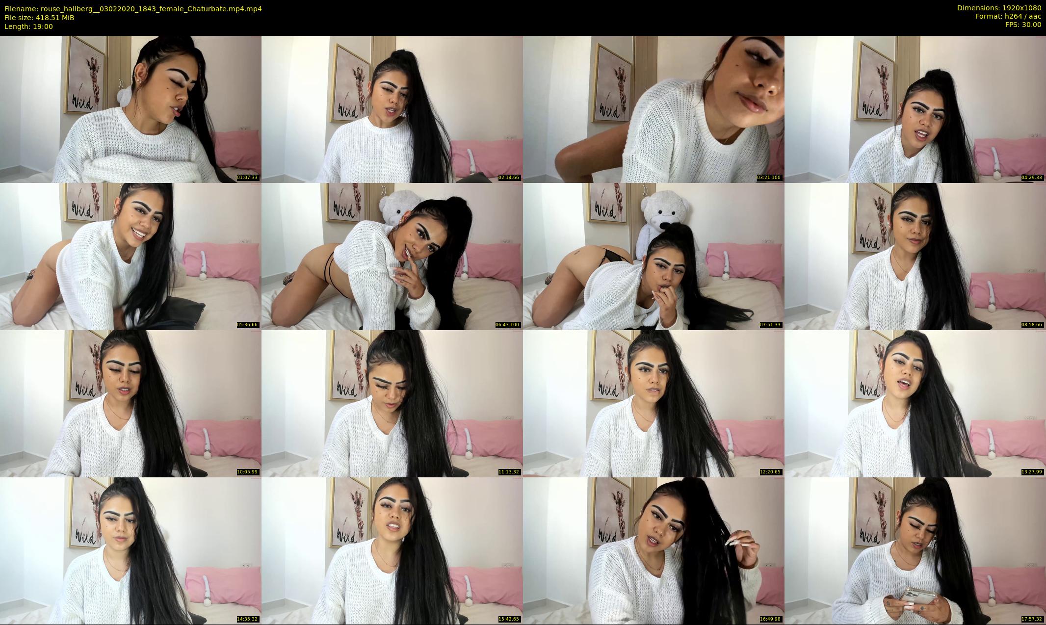 rouse_hallberg_ — 19 minute Chaturbate female cam show recording, 1080p, Feb 3, 2020