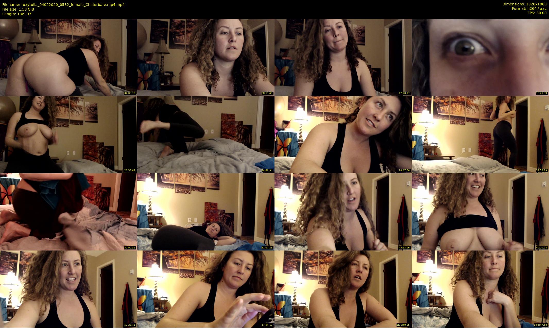 roxyrolla — 70 minute Chaturbate female cam show recording, 1080p, Feb 4, 2020