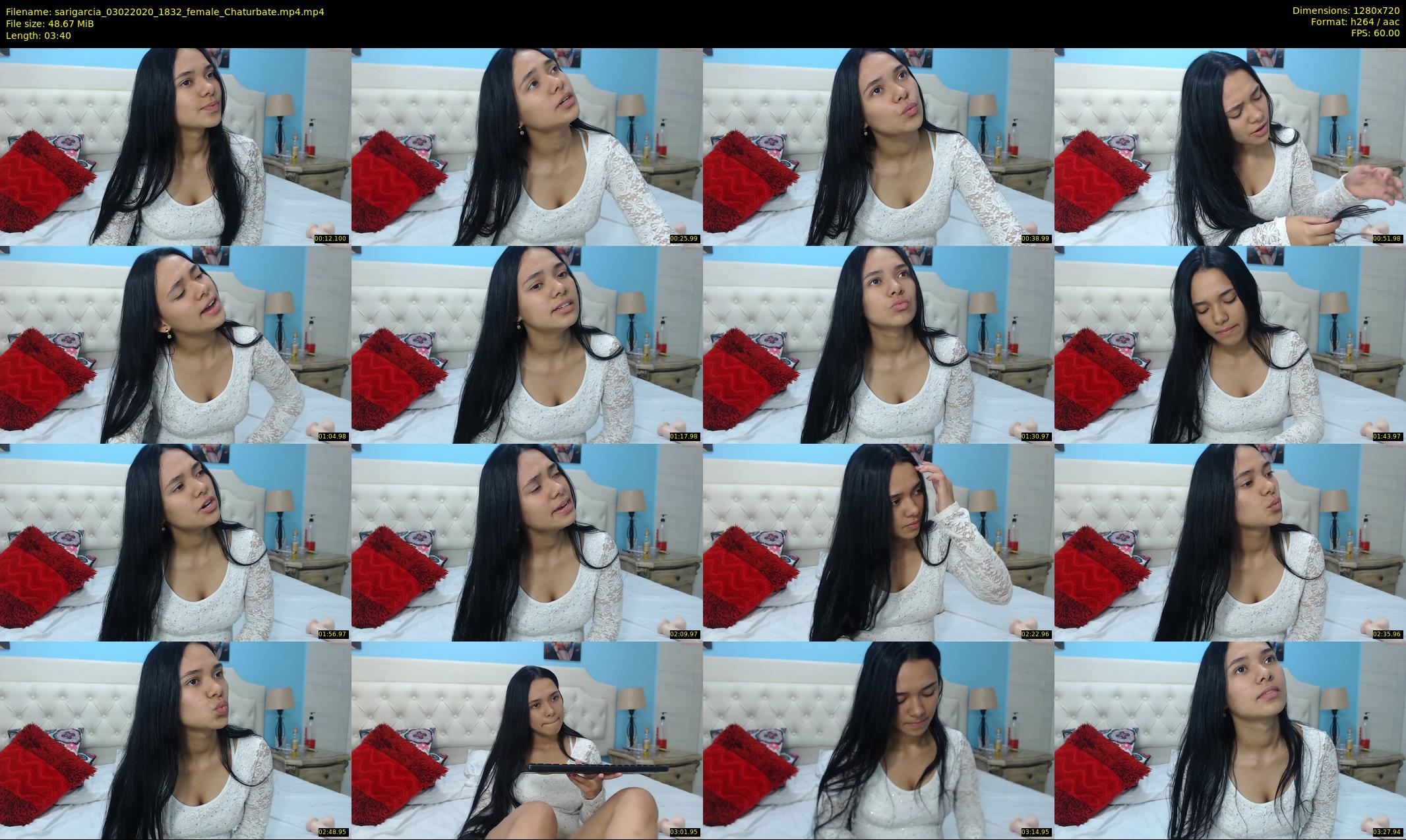 sarigarcia — 4 minute Chaturbate female cam show recording, 720p, Feb 3, 2020