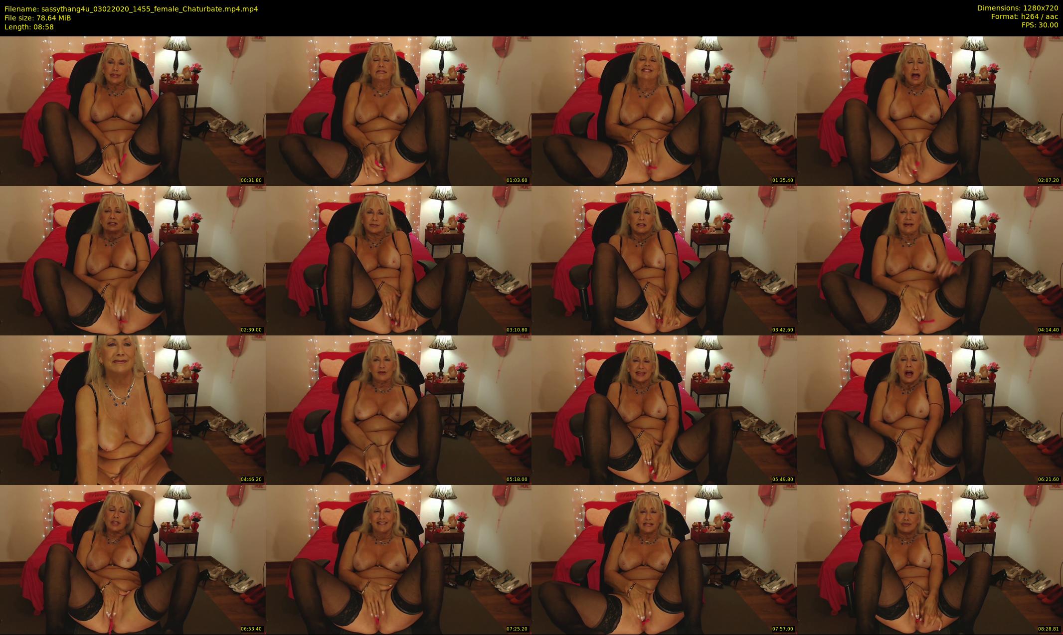 sassythang4u — 9 minute Chaturbate female cam show recording, 720p, Feb 3, 2020