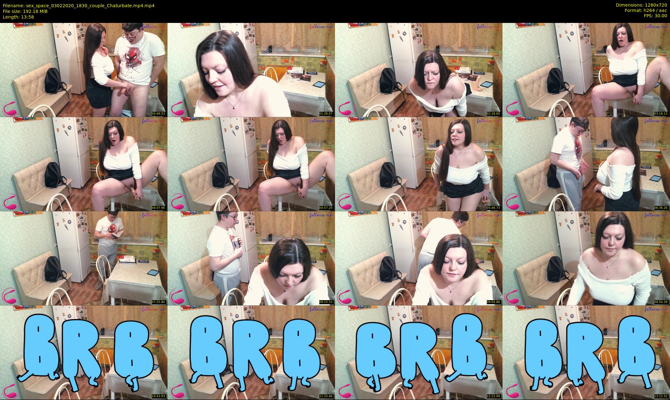 sex_space — 14 minute Chaturbate couple cam show recording, 720p, Feb 3, 2020
