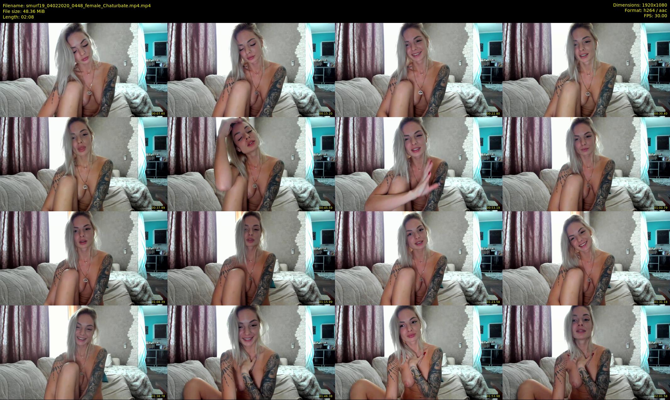 smurf19 — 3 minute Chaturbate female cam show recording, 1080p, Feb 4, 2020