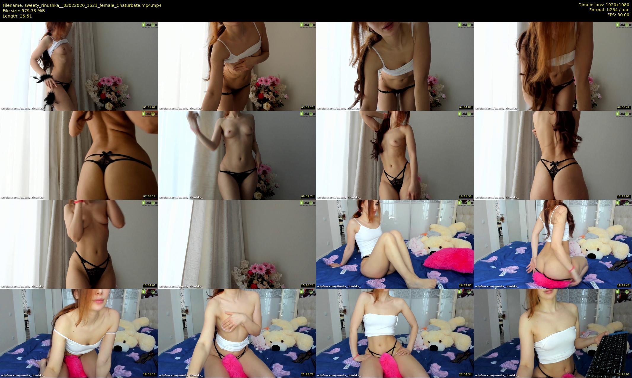 sweety_rinushka_ — 26 minute Chaturbate female cam show recording, 1080p, Feb 3, 2020