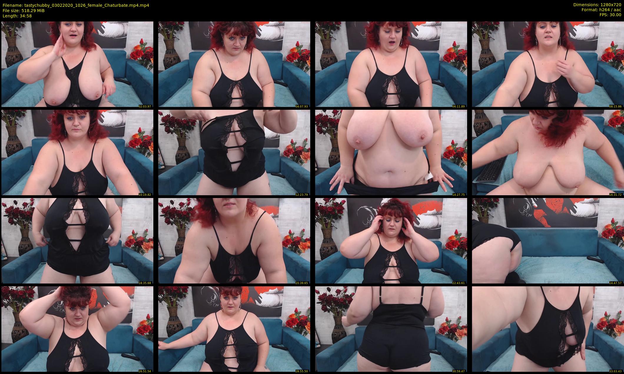 tastychubby — 35 minute Chaturbate female cam show recording, 720p, Feb 3, 2020