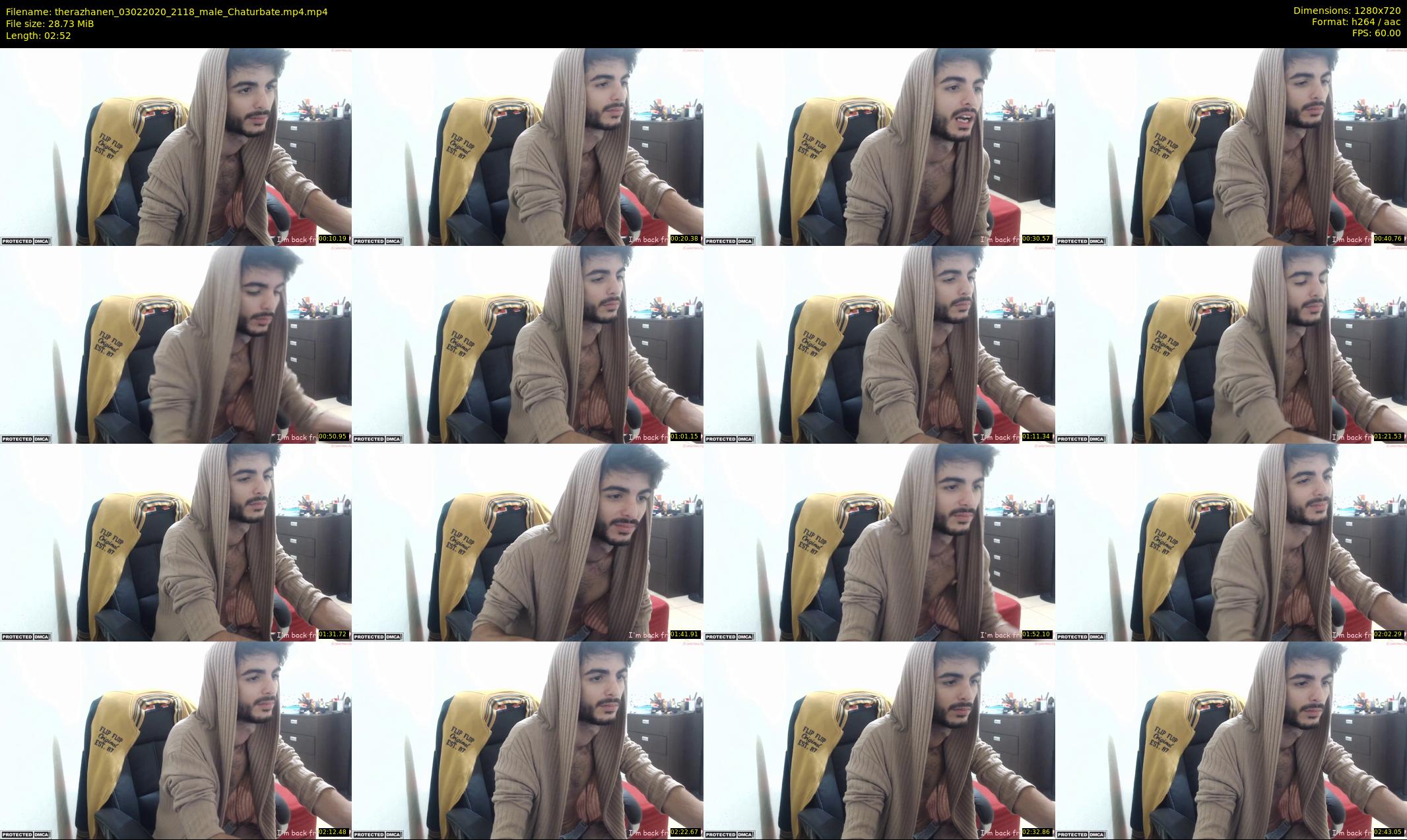 therazhanen — 3 minute Chaturbate couple cam show recording, 720p, Feb 3, 2020