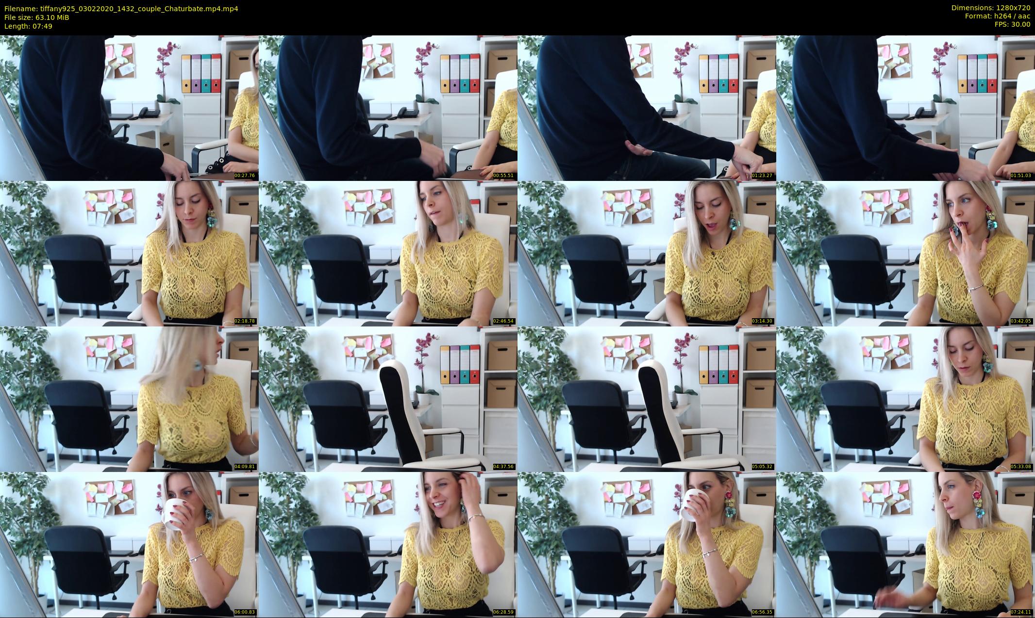 tiffany925 — 8 minute Chaturbate female cam show recording, 720p, Feb 3, 2020
