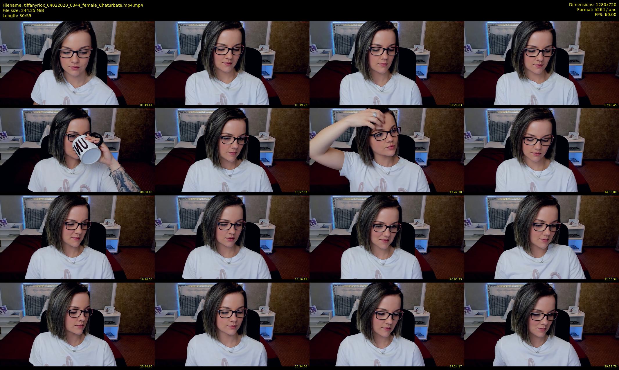 tiffanyriox — 31 minute Chaturbate female cam show recording, 720p, Feb 4, 2020